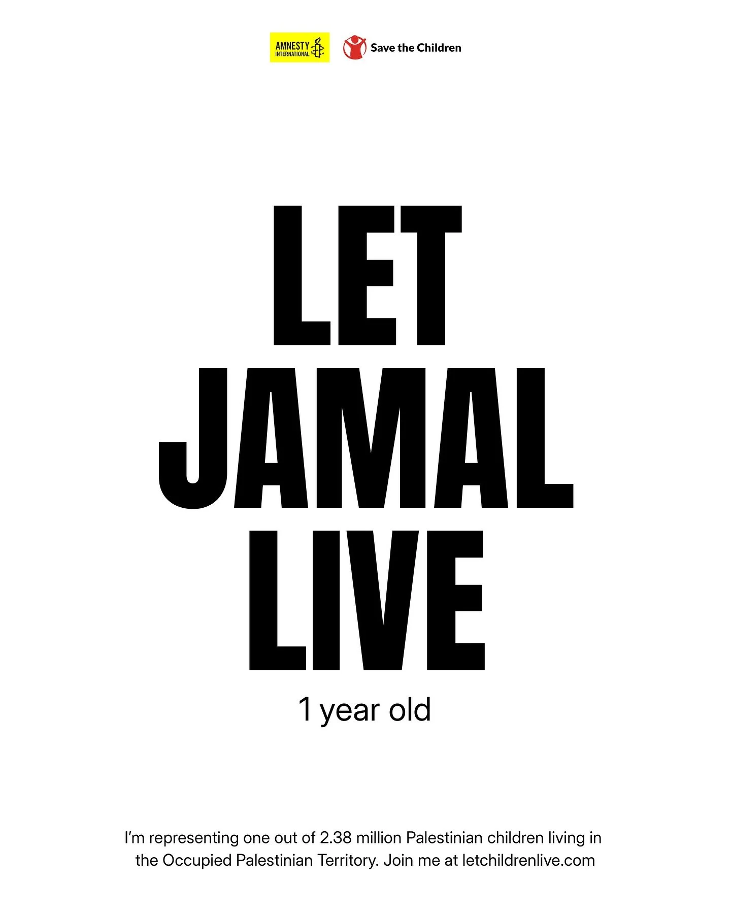 I don&rsquo;t know this child, but I know they deserve to live in safety and with dignity. Jamal is one of the 2.38 million Palestinian children who have the right to a future.
Please sign up at letchildrenlive.com and share their name on social medi