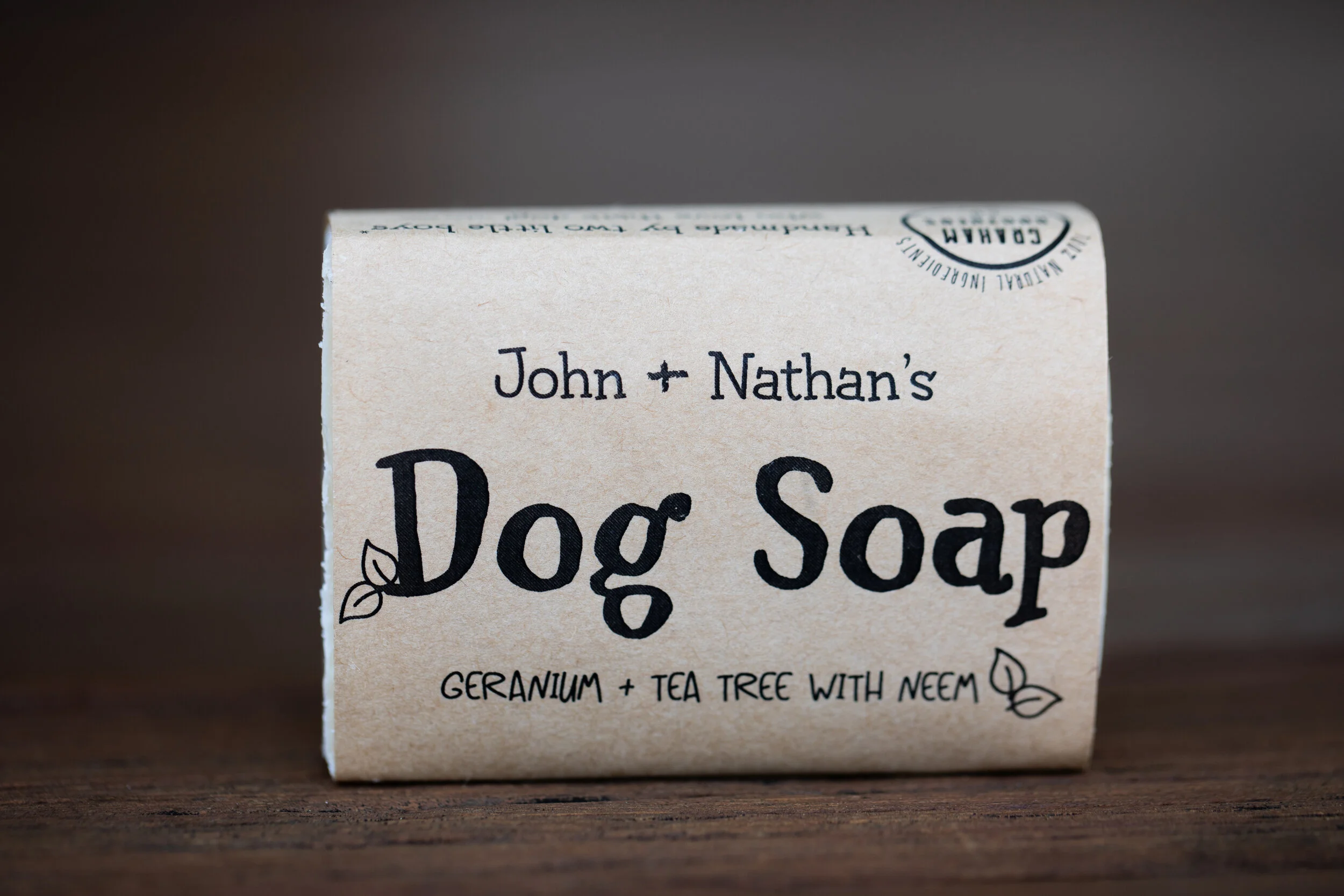 Dog Soap - Tea Tree + Geranium with Neem