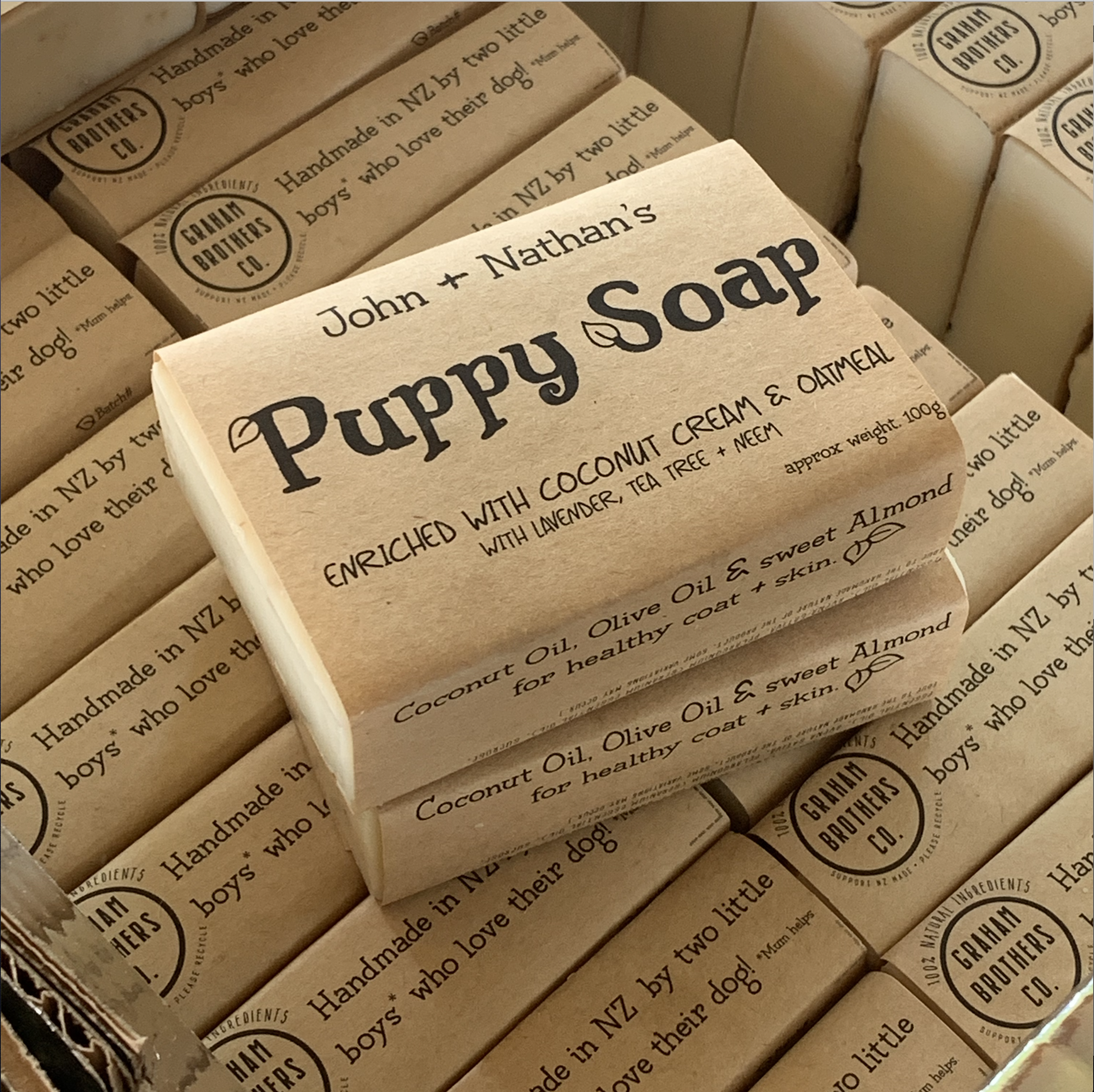 Puppy Soap - Coconut Cream with Oatmeal + Neem