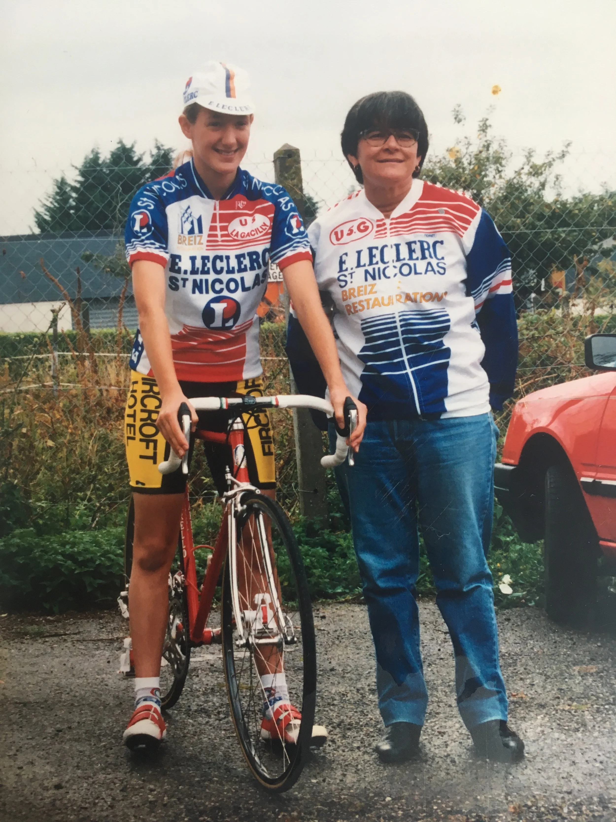 Racing for VC La Gacilly on hoiiday in the mid 90’s