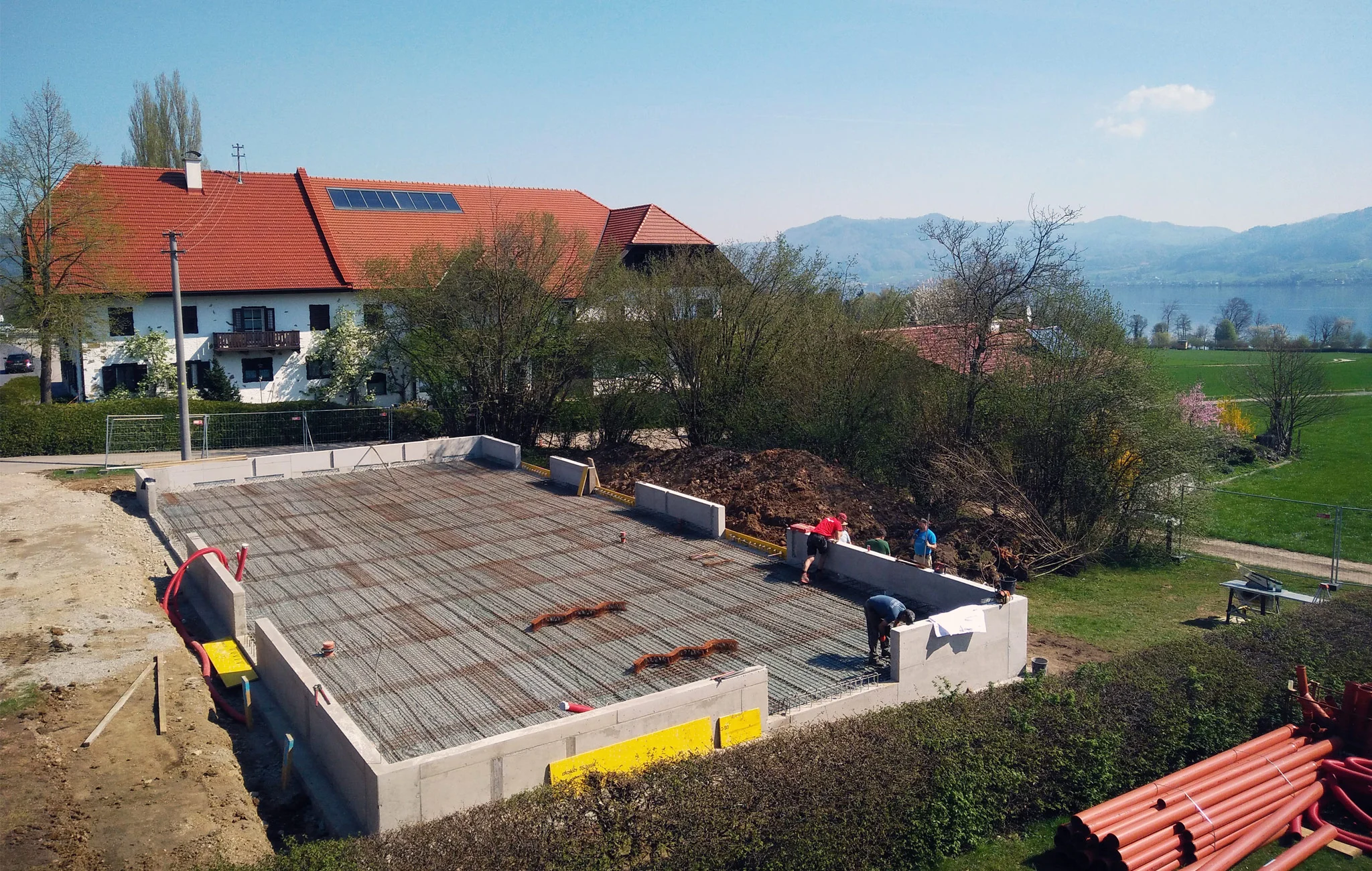 Baubeginn Musikheim Nussdorf am Attersee