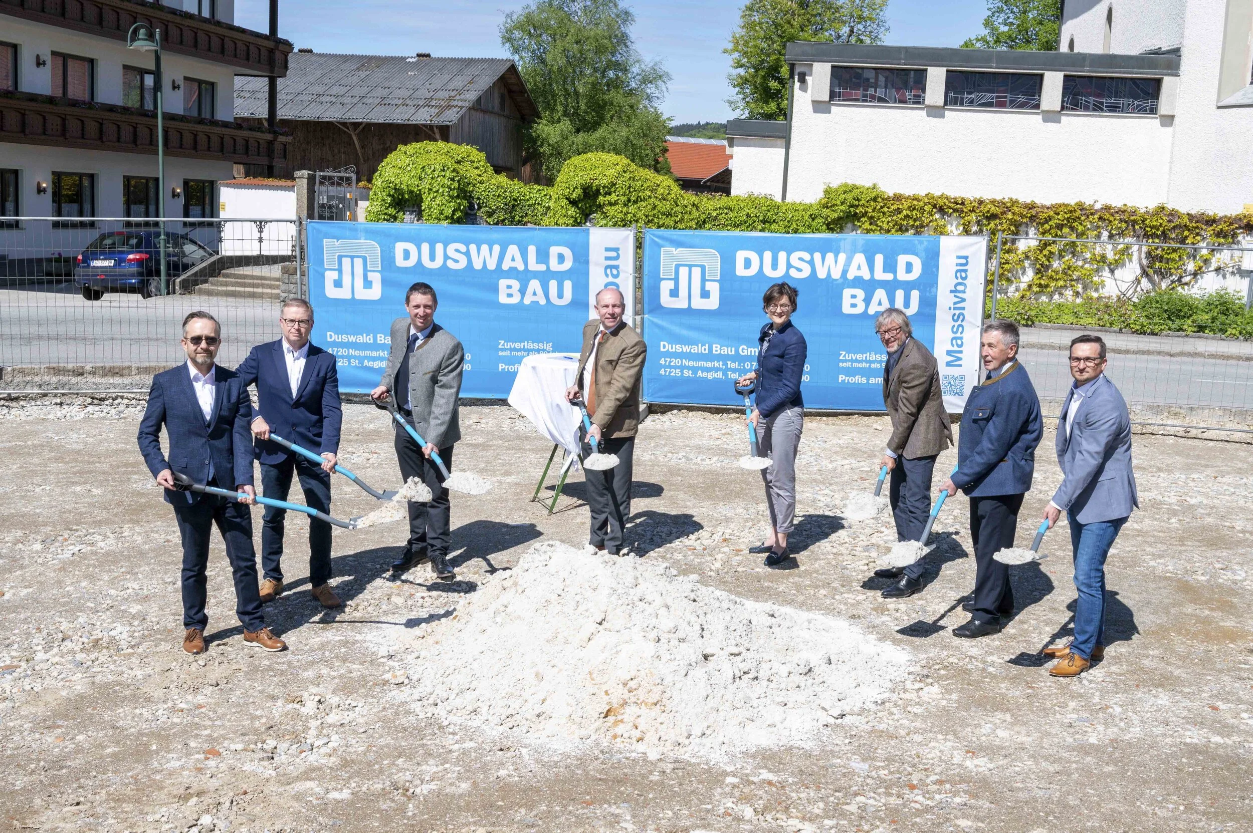 Spatenstich Ortszentrum St. Aegidi