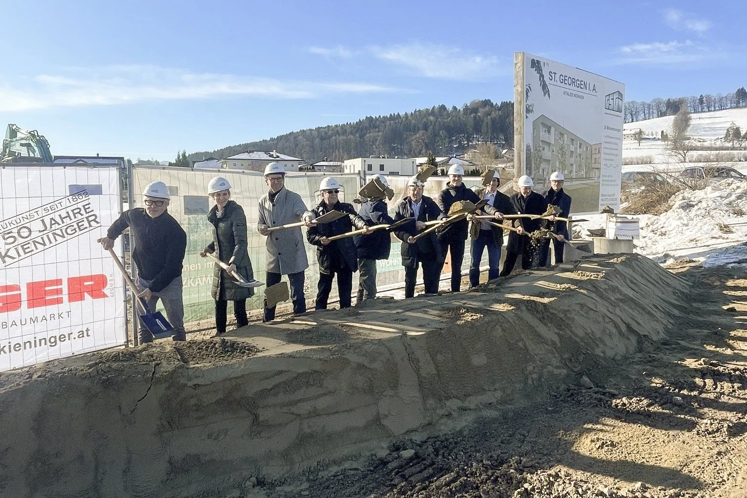 Spartenstich ViWo in St. Georgen