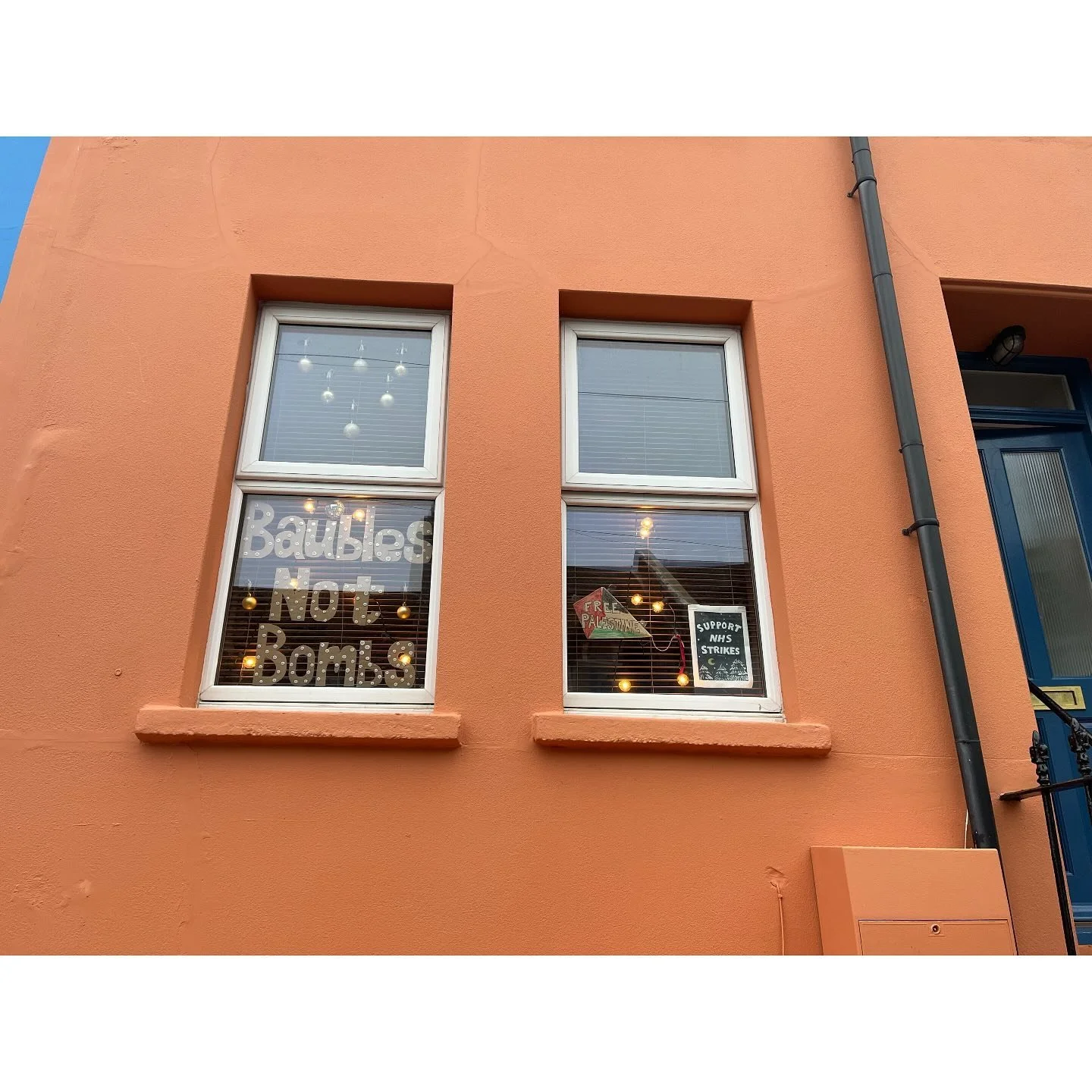 | Baubles Not Bombs |

This week Twelve months ago nearly 3 weeks &ldquo;late&rdquo; baby two arrived - not the labour we envisaged but she was born safe and well with the support of a fully functioning healthcare system #thankyouNHS

At the time I c