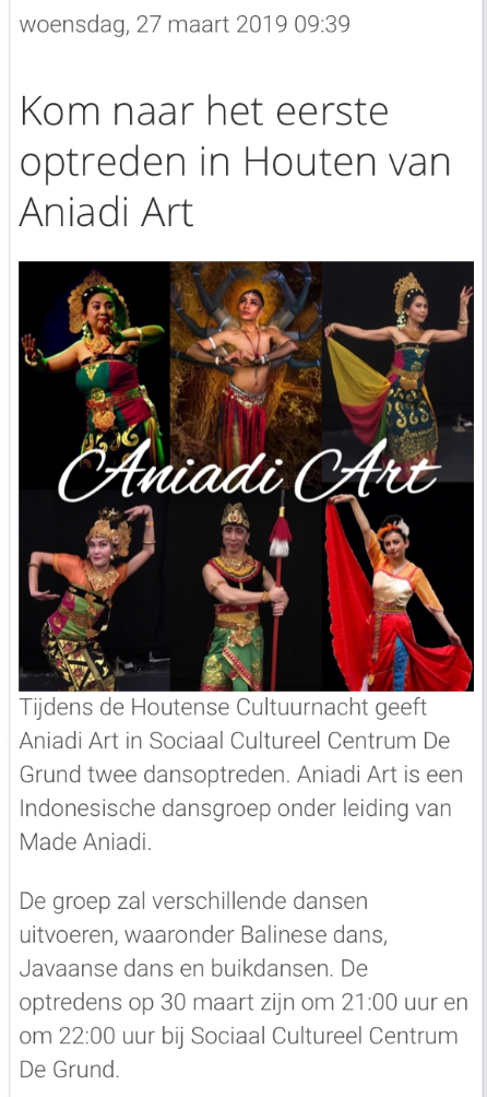 Ons Houten 27 March 2019 With my dance group Aniadi Art https://www.facebook.com/Artforthegentlespirit/photos/a.2145308732388057/2230234080562188/?type=3&theater