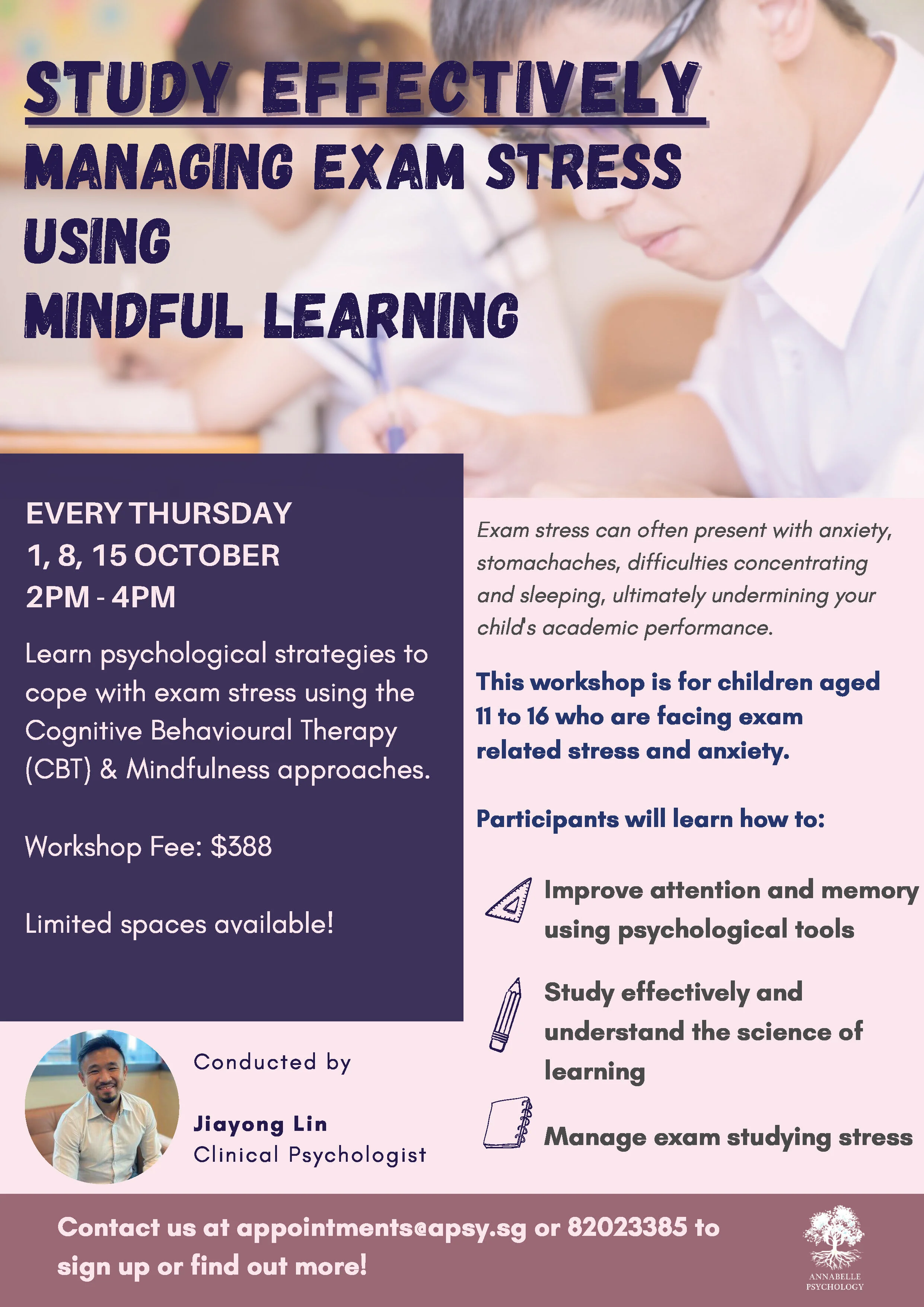 Annabelle Psychology - Exam Stress and Psychological Strategies