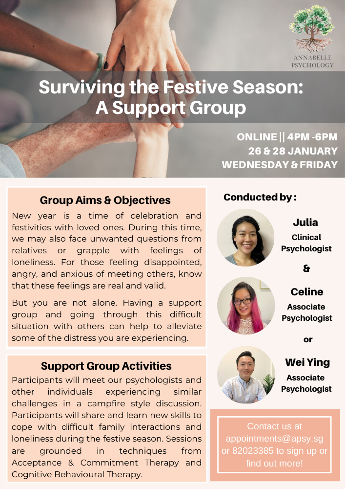 Surviving the Festive Season: A Support Group