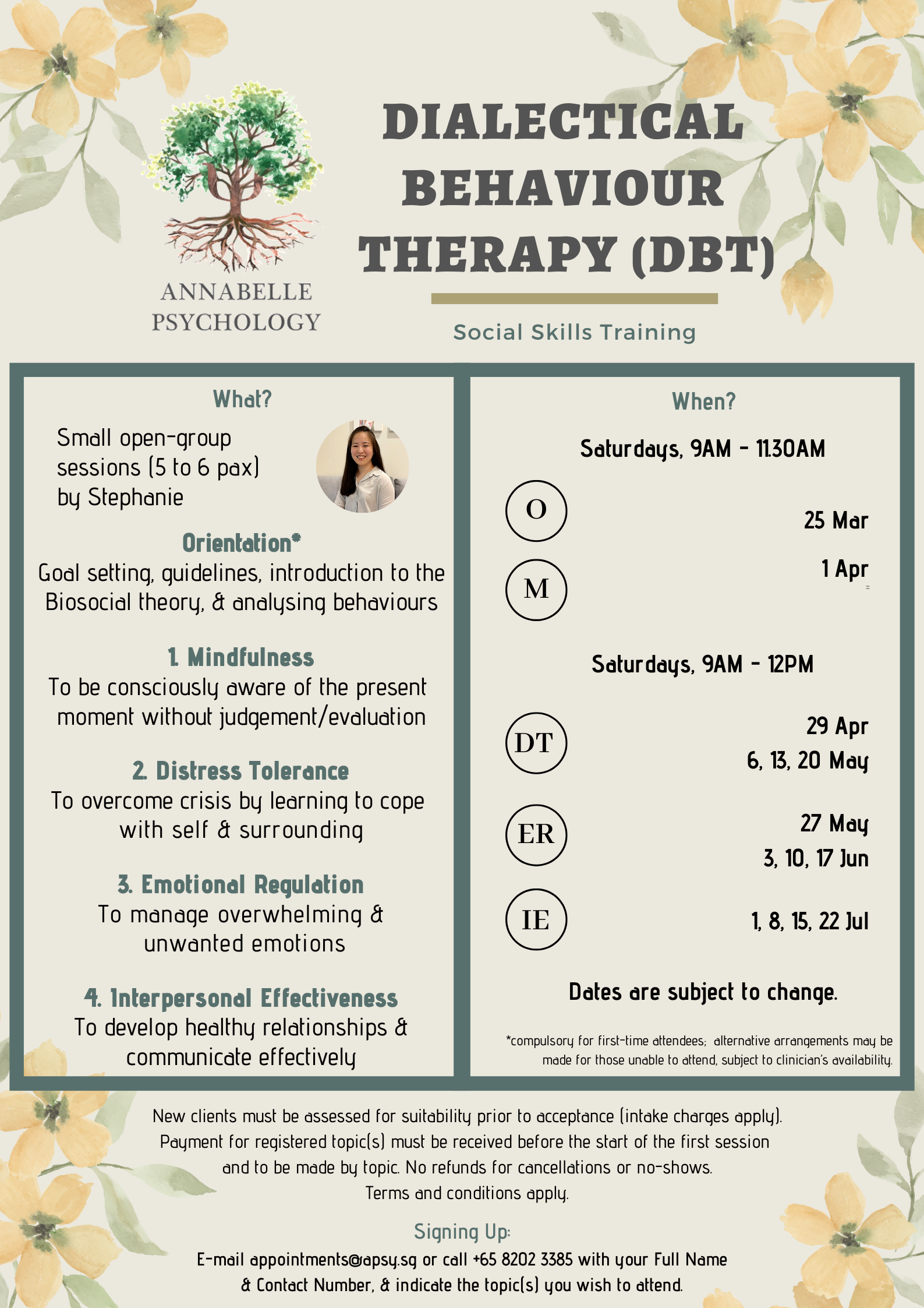 2023 DBT Social Skills Training
