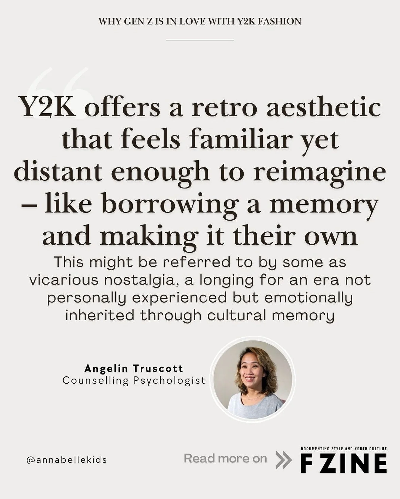 Why is Gen Z so drawn to Y2K fashion? ✨
For many, it’s not just about style, it’s about nostalgia. Y2K brings back a familiar yet distant past, one they never lived through but emotionally connect with through cultural memory.
As Counse