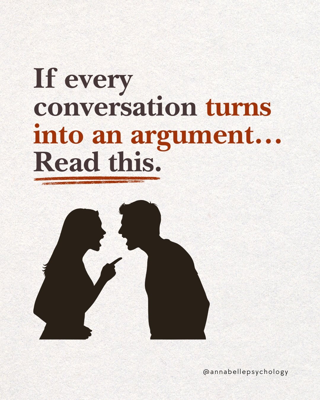 If every conversation with your partner turns into an argument, it can start to feel exhausting, lonely, and impossible to resolve.
&nbsp;
But often, the problem is not that you do not love each other enough.
It is the communication pattern you have 
