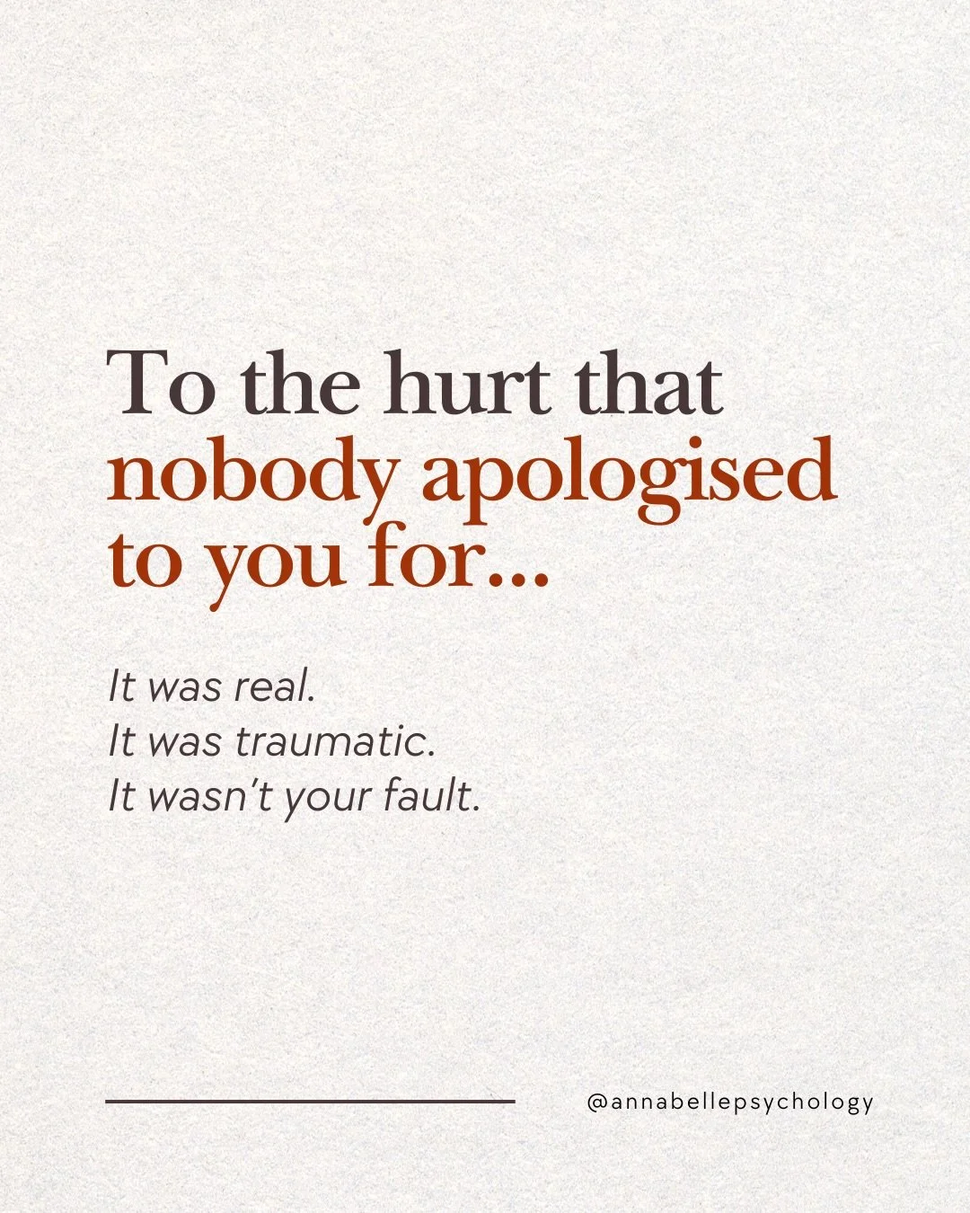 Hearing &ldquo;I&rsquo;m sorry&rdquo; can feel heavier than you expect. It&rsquo;s not just about the words. It&rsquo;s about recognising the hurt, the gap between what happened and the emotional repair you needed, and the vulnerability it asks from 