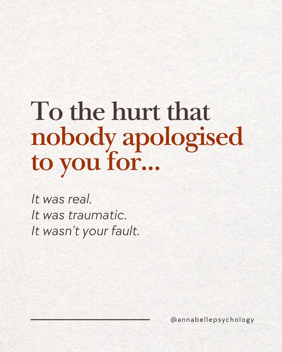 Hearing &ldquo;I&rsquo;m sorry&rdquo; can feel heavier than you expect. It&rsquo;s not just about the words. It&rsquo;s about recognising the hurt, the gap between what happened and the emotional repair you needed, and the vulnerability it asks from 