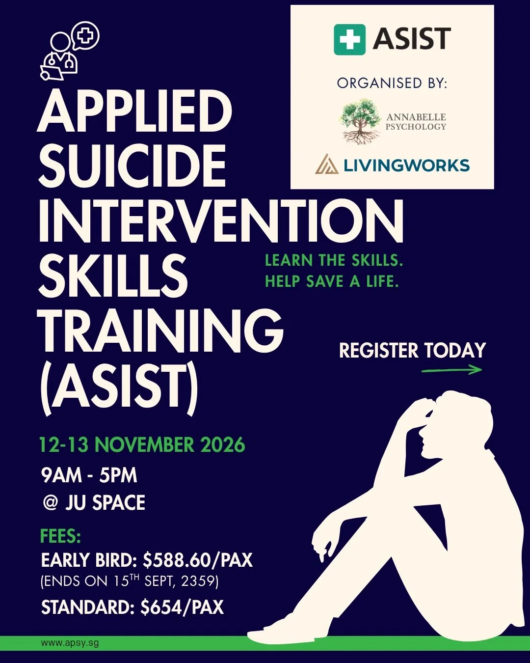𝗪𝗵𝗮𝘁 𝘄𝗼𝘂𝗹𝗱 𝘆𝗼𝘂 𝗱𝗼 𝗶𝗳 𝘀𝗼𝗺𝗲𝗼𝗻𝗲 𝘆𝗼𝘂 𝗰𝗮𝗿𝗲 𝗮𝗯𝗼𝘂𝘁 𝘀𝗮𝘆𝘀, &ldquo;𝗜 𝗱𝗼𝗻&rsquo;𝘁 𝘄𝗮𝗻𝘁 𝘁𝗼 𝗹𝗶𝘃𝗲 𝗮𝗻𝘆𝗺𝗼𝗿𝗲&rdquo;?
In those moments, knowing what to say, what to do, and how to respond can feel overwhelmi