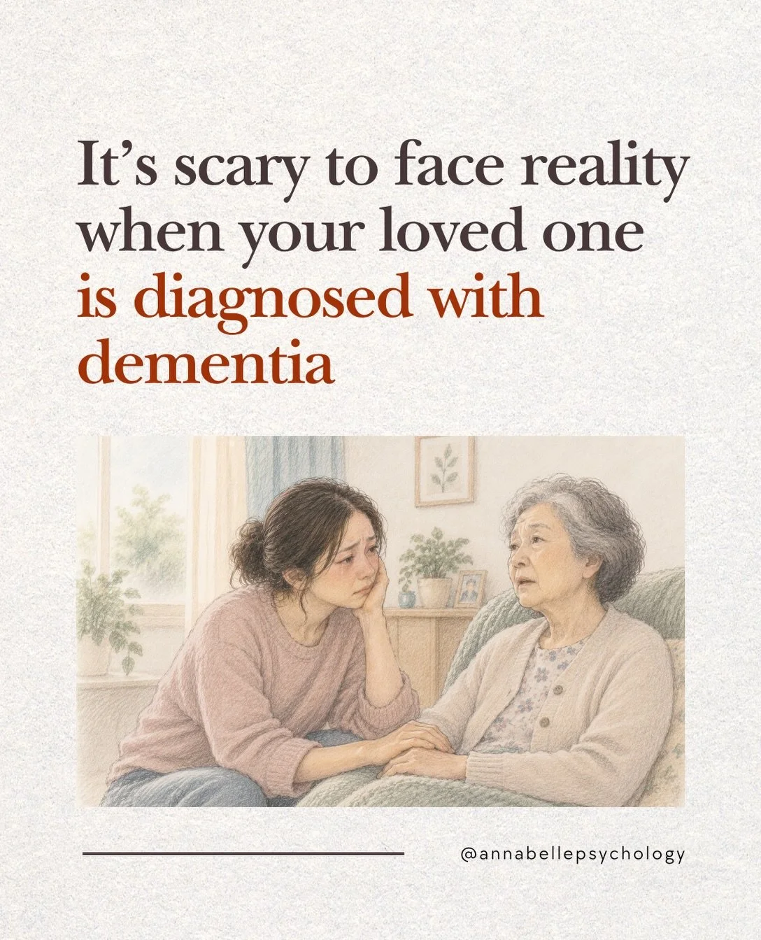 A dementia diagnosis doesn&rsquo;t only change the life of the person diagnosed. It changes life for those who love and care for them too.
&nbsp;
You may grieve the conversations, routines and parts of your relationship that are changing, all while s