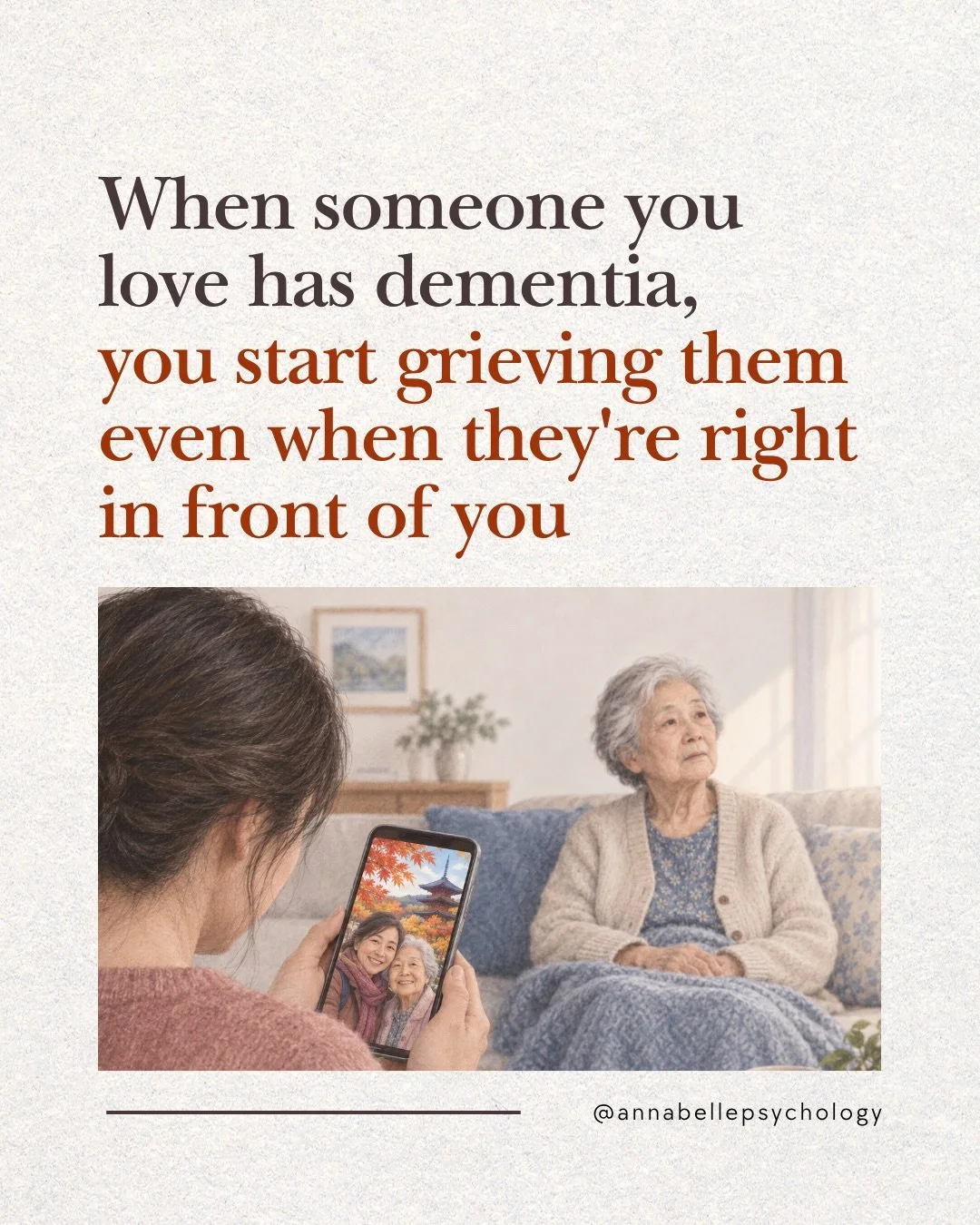 Watching someone you love live with dementia can feel like grieving in slow motion. You may miss who they used to be, feel guilty for needing a break, but you still keep showing up because you love them.
&nbsp;
If you are caring for a parent, spouse,