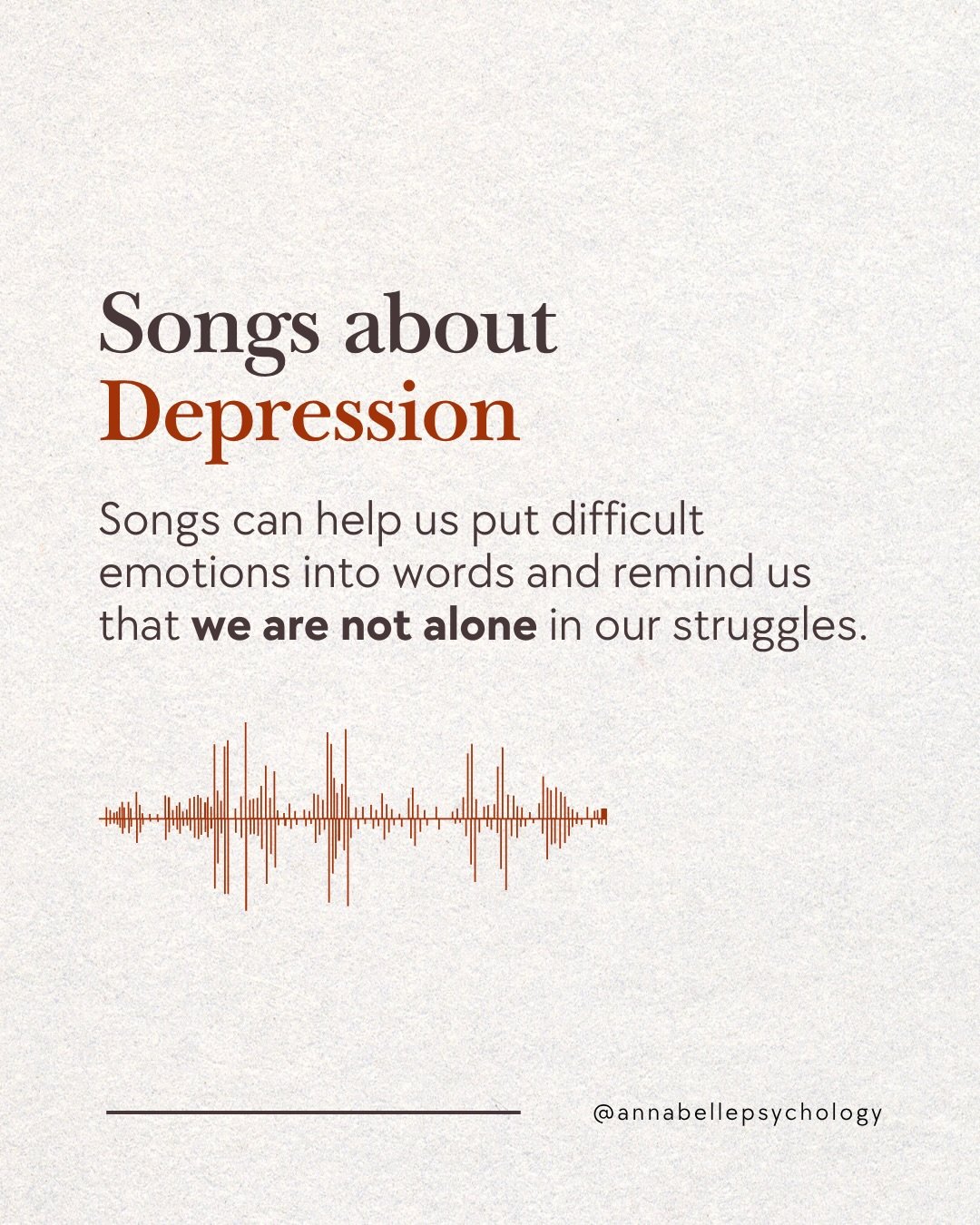 Sometimes, a song can convey what we don&rsquo;t know how to put into words.
&nbsp;
When you&rsquo;re struggling with depression, it can be hard to explain what&rsquo;s going on inside.
And hearing a lyric that feels a little too familiar can sometim