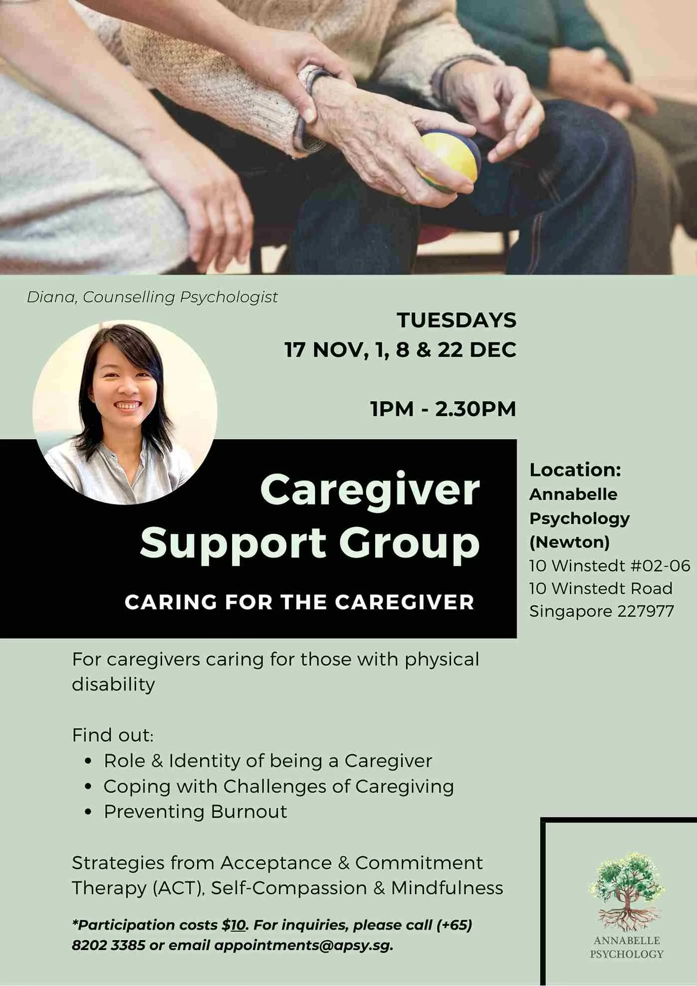 Caregiver Support Group (Nov to Dec 2020)