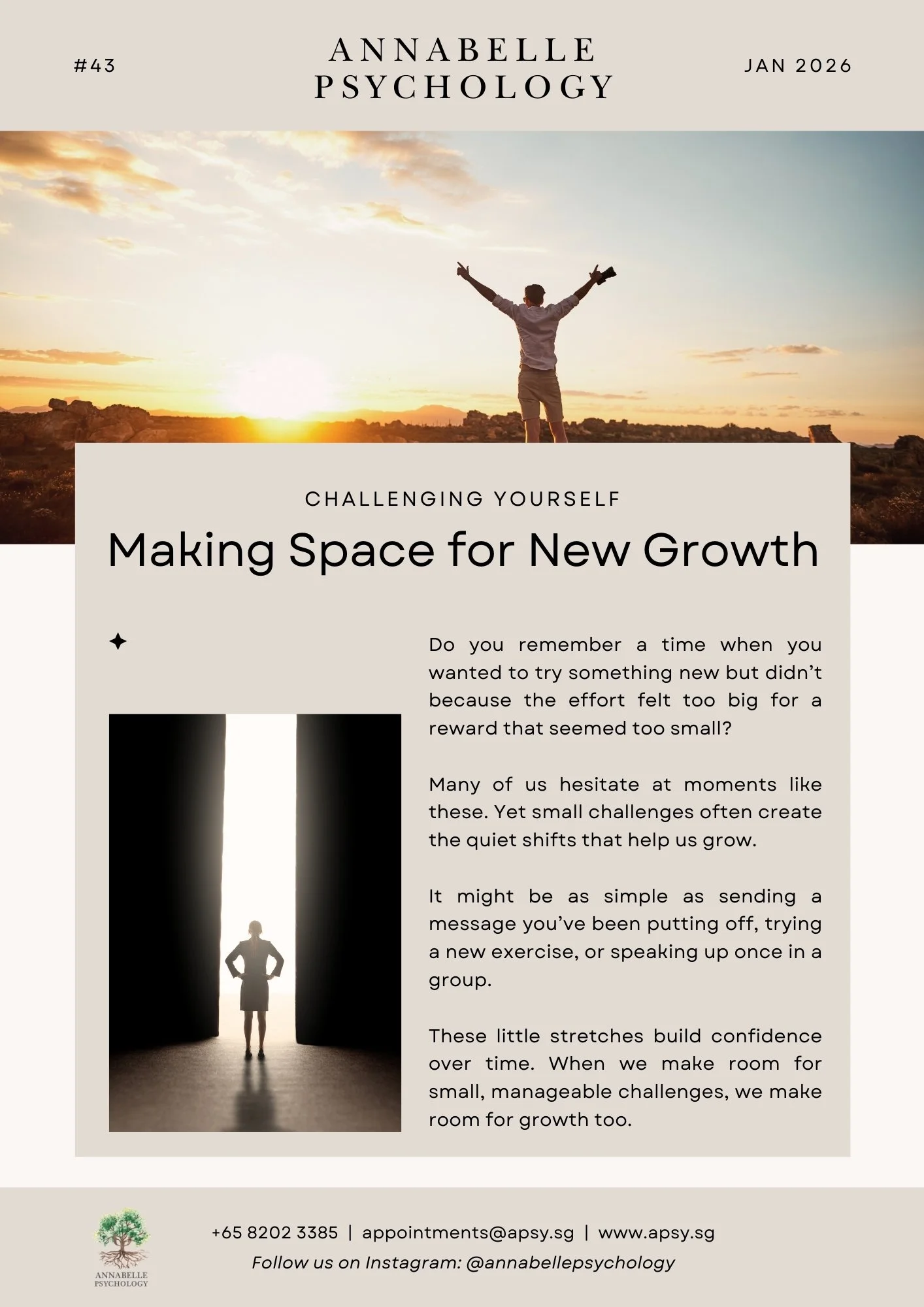 January Newsletter: Challenge Yourself