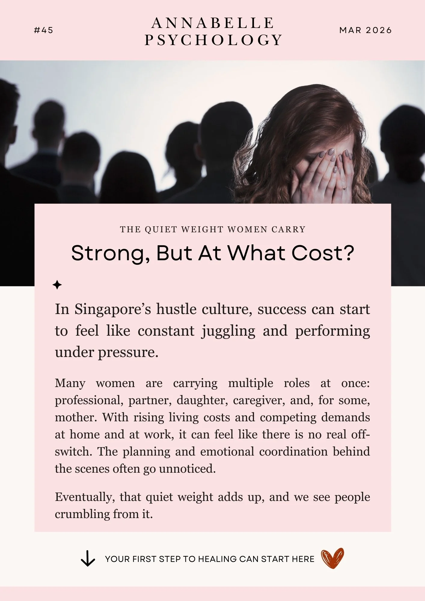 March Newsletter: The Quiet Weight Women Carry