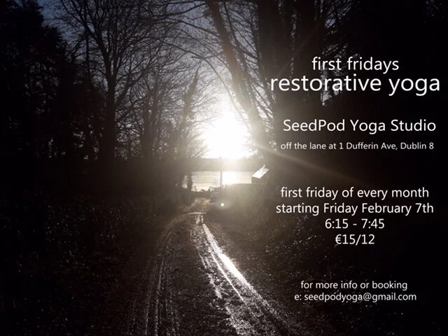 First Friday Restorative Yoga  with Kieran McBride