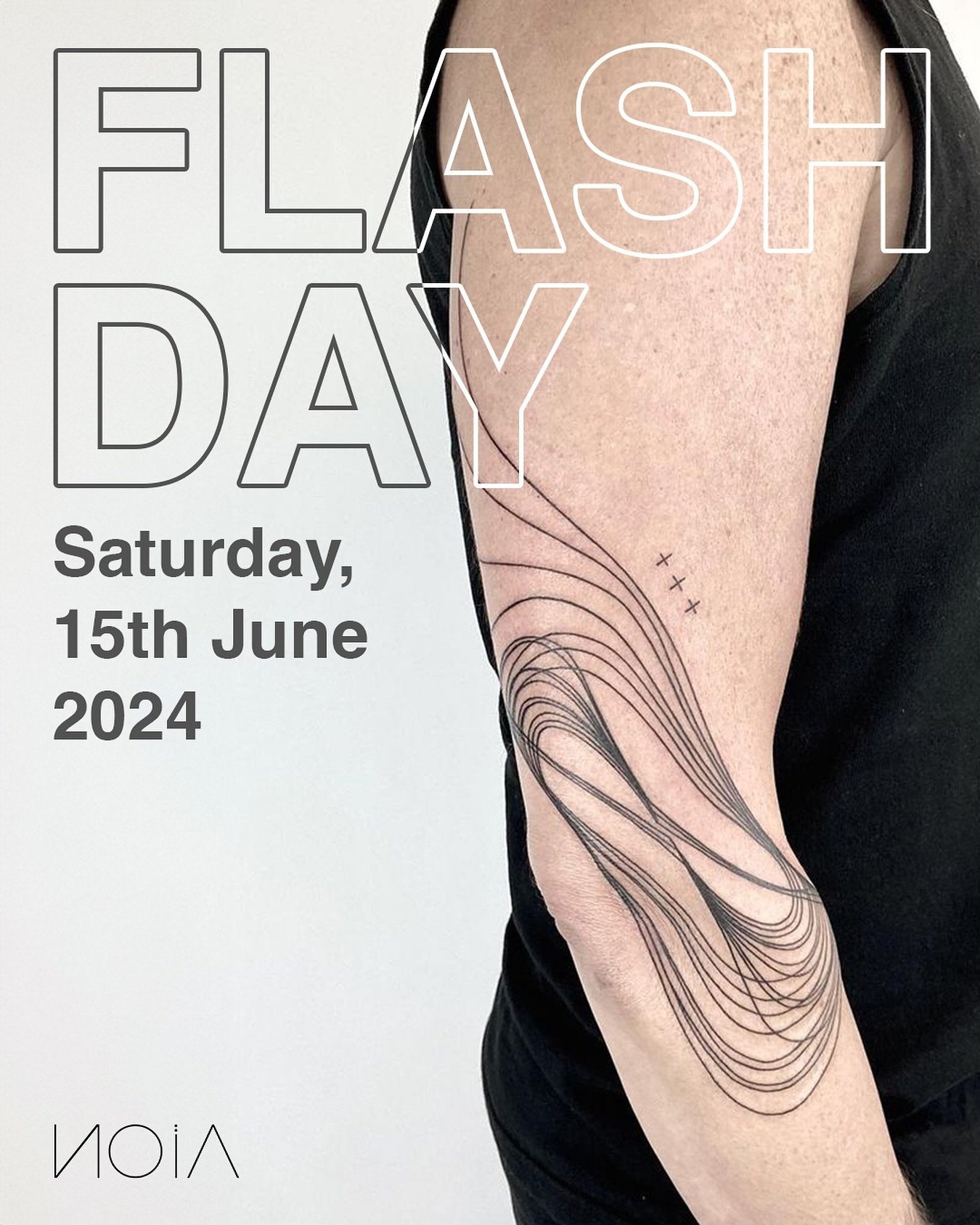 FLASH DAY! 

We are happy to announce our first flash day in a long time! 

Date: June 15, 2024 

Stay tuned for our artist announcement, the available designs and the booking informations! 

Save the date 🤍

#noiiaberlin #art #berlin #berlinart #ta
