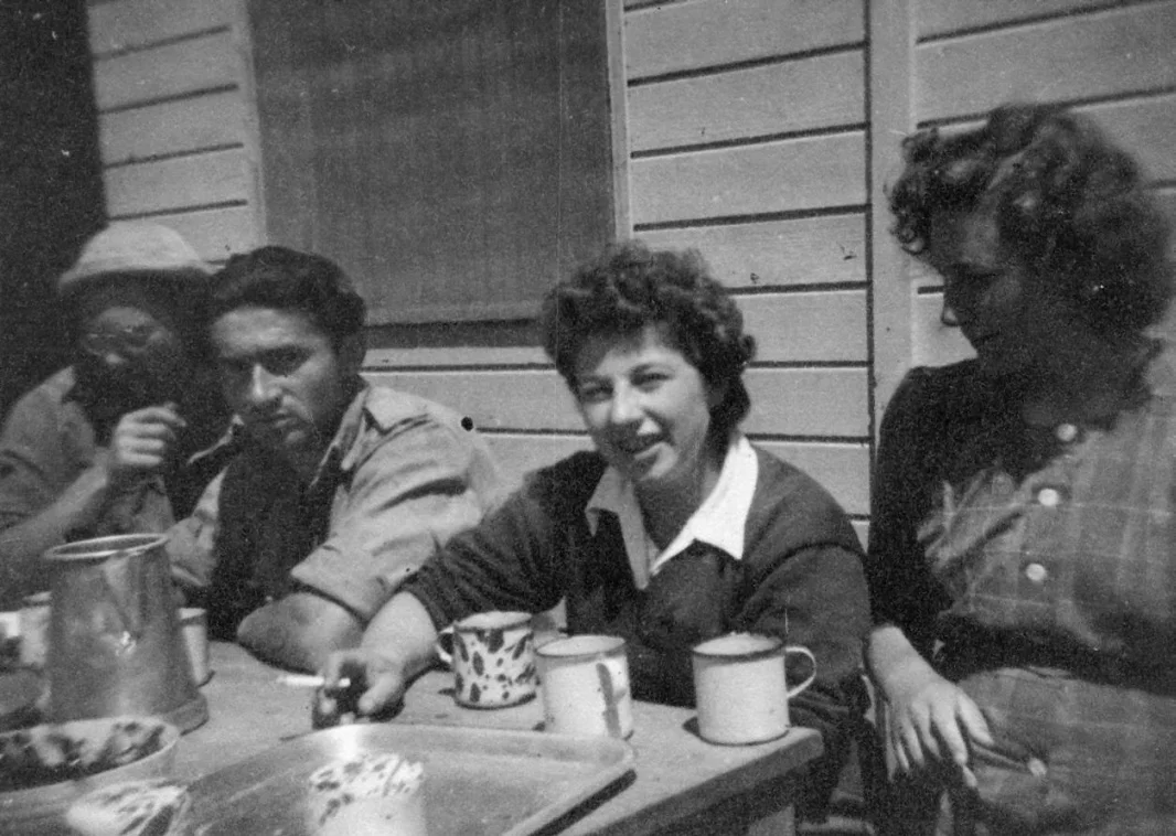 Second from the right is Esther Weissman who was one of the carers at Ascot. She is fondly remembered by the boys. This photo was taken at Kibbutz Lavi in Israel. Esther lived on Kibbutz Lavi after the establishment of the state of Israel until her death. Photo: Kibbutz Lavi Archive.
