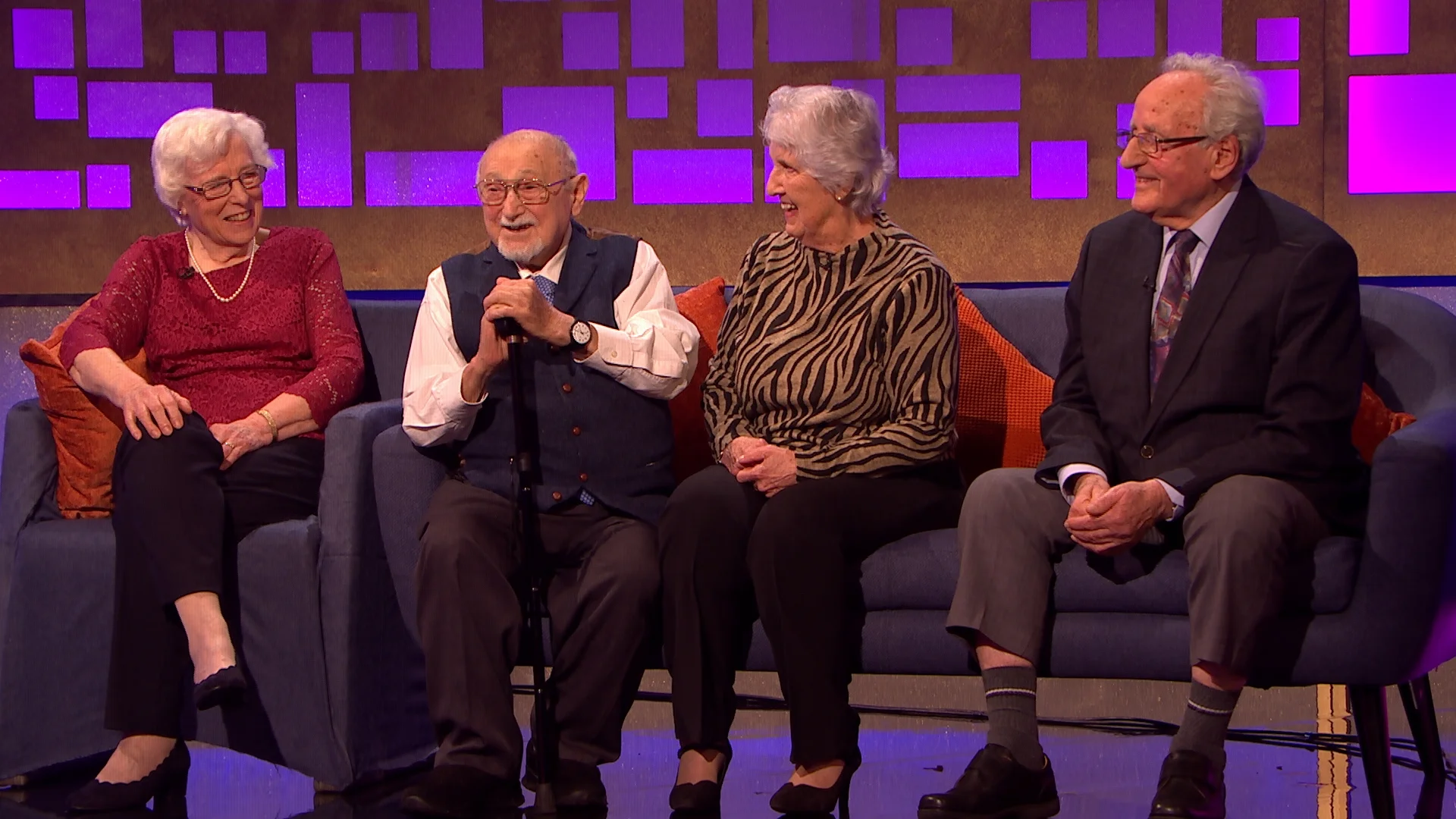 The show was a great success and a good time was had by all. From the Left: Irene Baldock, Sam Freiman, Margaret Nutley and Ivor Perl.