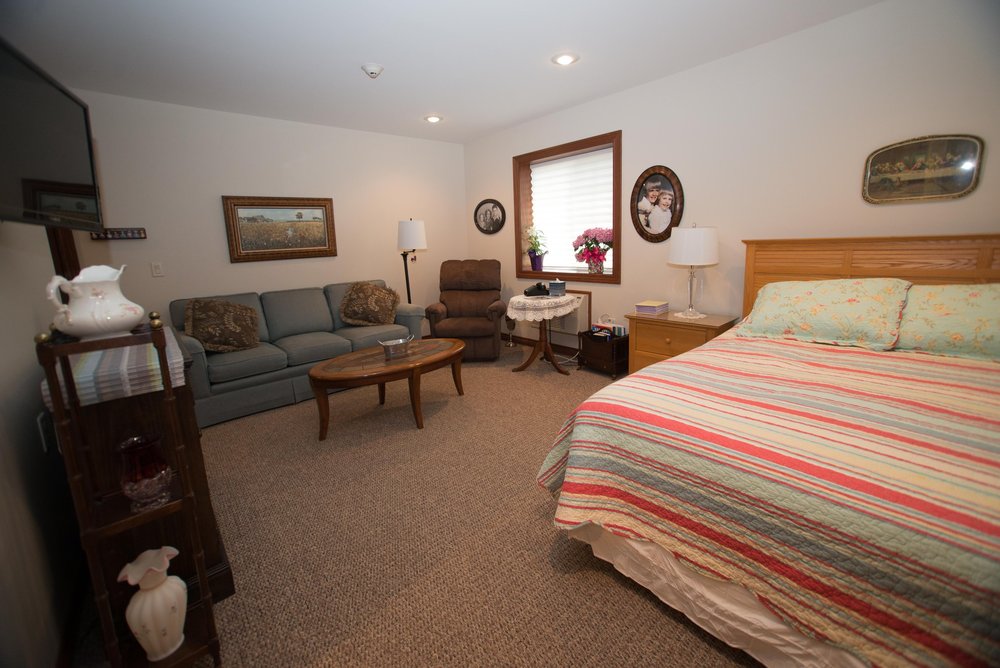 An interior shot of one of Barton Woods' rooms.
