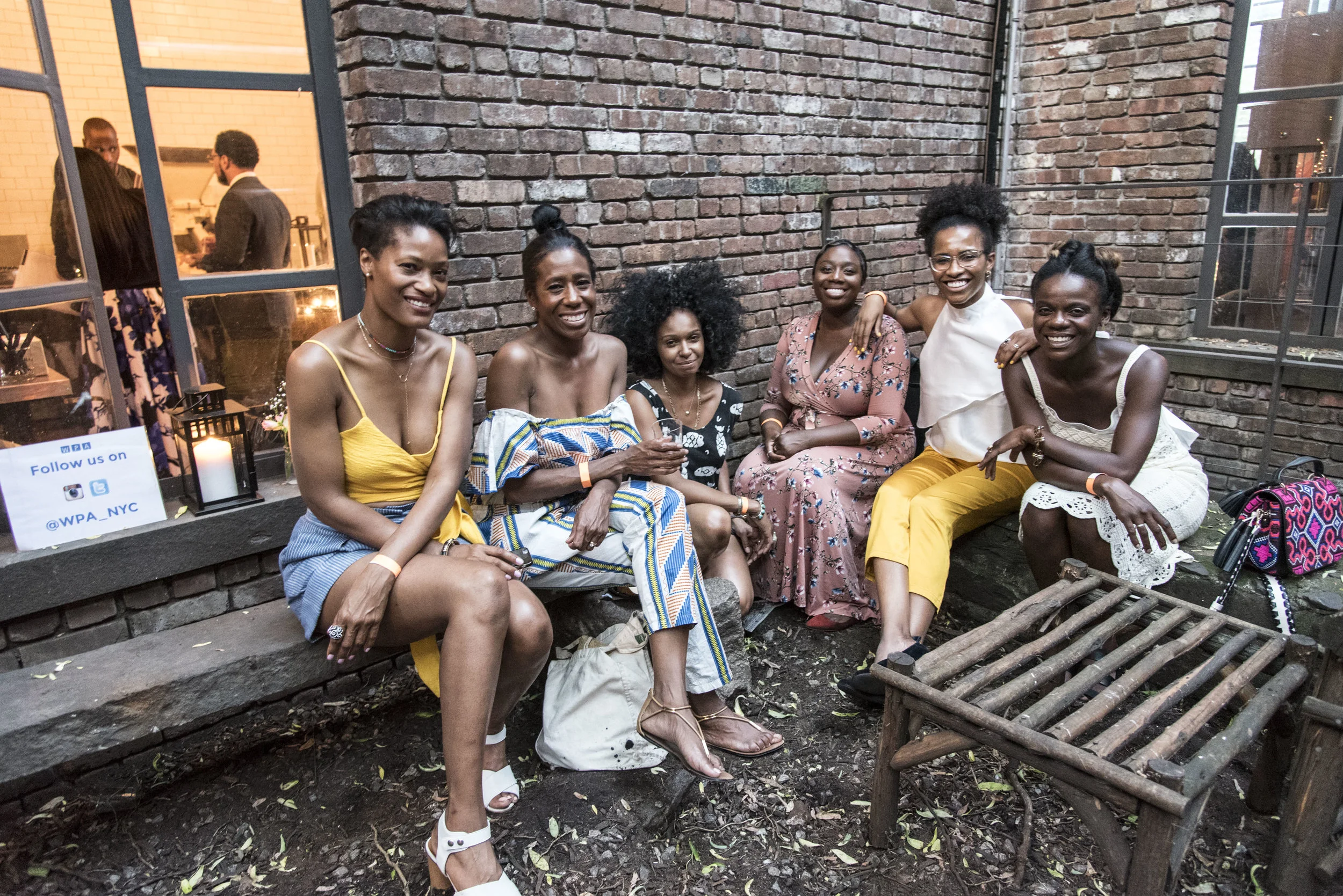 Ibada, our founder, (far right) and guests of the Women’s Prison Association attend the annual WPA Summer Soiree hosted by Widow Jane Distillery in Red Hook, Brooklyn. Photo: Mambu Bayoh. Courtesy of the Women’s Prison Association.