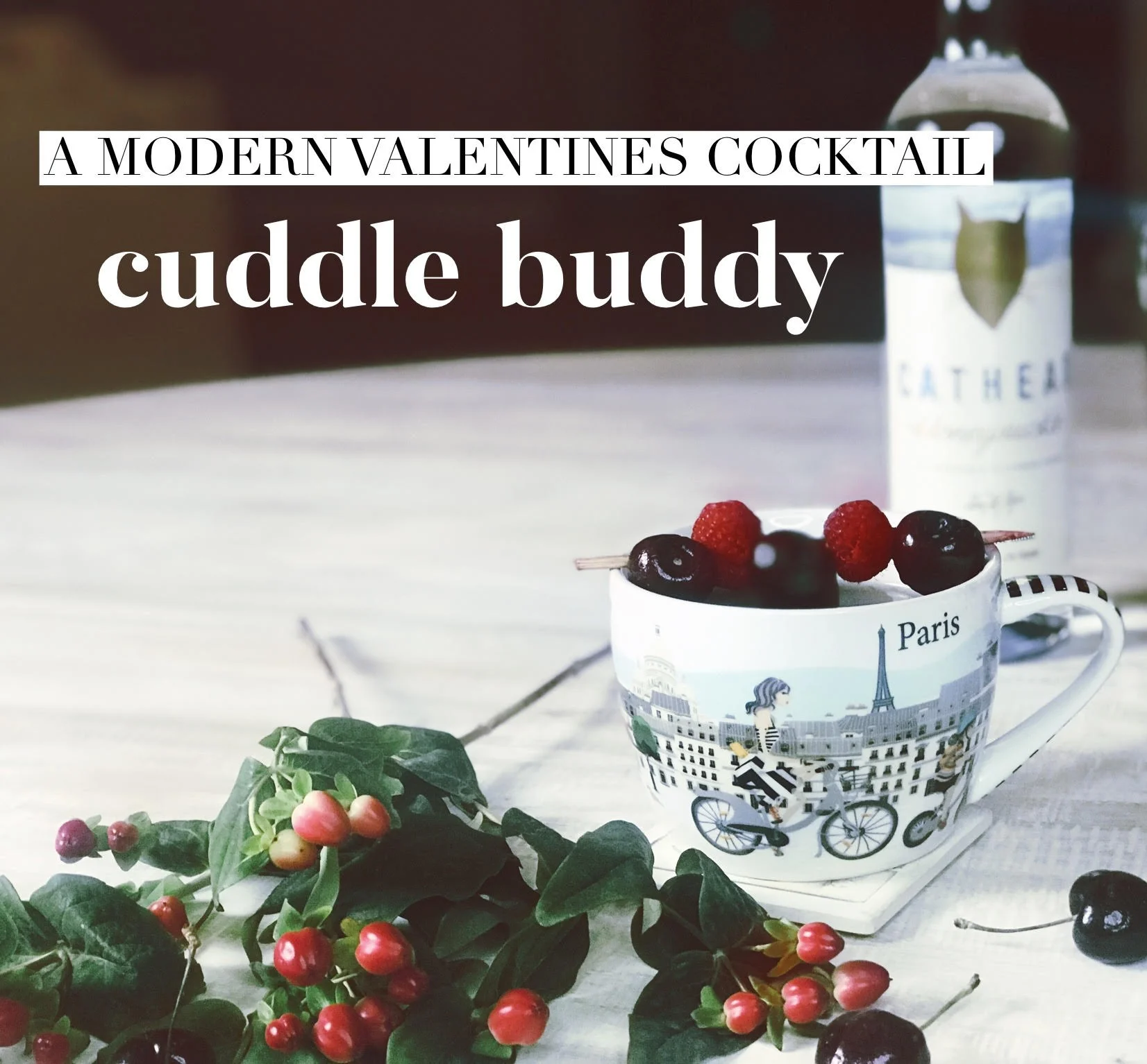 Spiked Hot Cider with Pomegranate and Rosé (perfect spiked hot drink recipe for cold nights!)