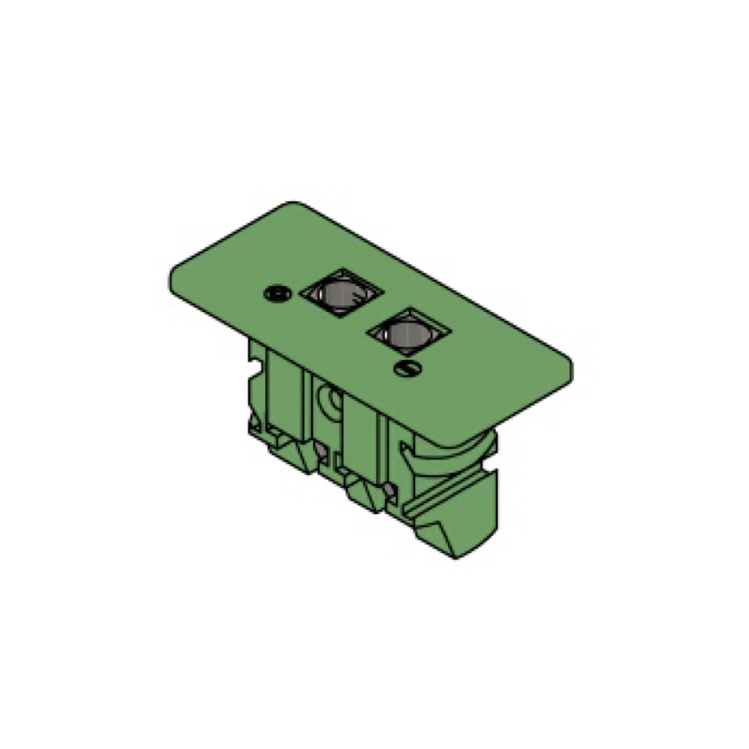 Rectangular Spring Connector Standard Connectors Panel Connectors — Premier Hose Technologies