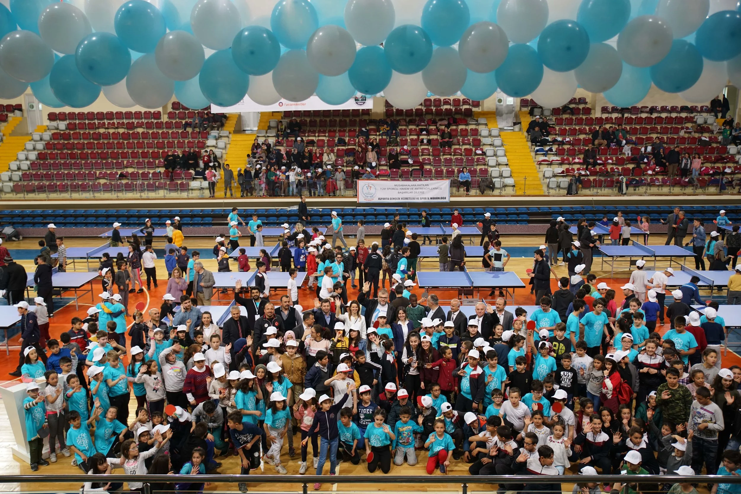 Second Phase of Rackets Up is Commenced in Isparta on World Table Tennis Day 