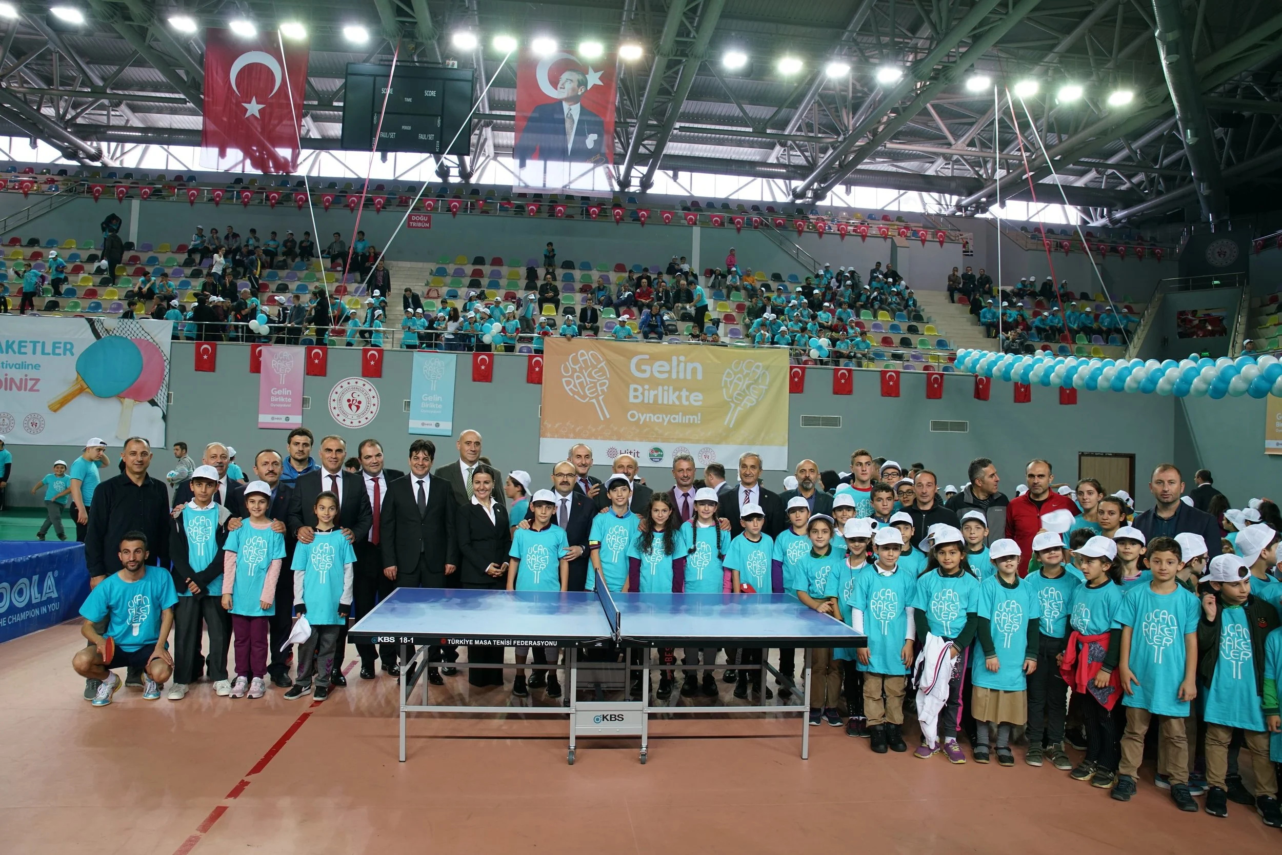 Rackets Up will bring table tennis to  10,000 children in Trabzon