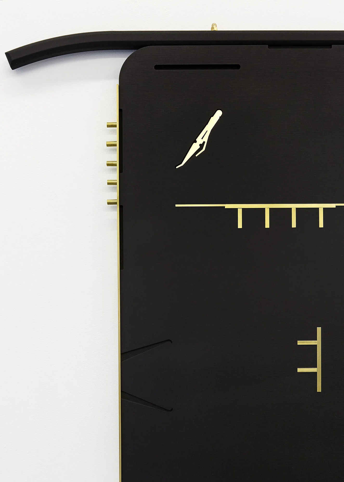 Graver , 2018 Valchromat & brass 127.5 x 91 x 2.5cm