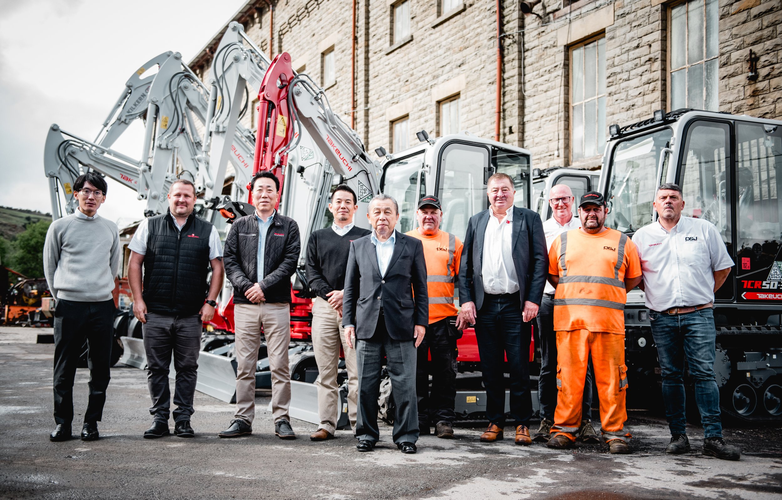 A Special Visit to D&amp;J Machinery as Takeuchi Celebrates 30 Years in the UK