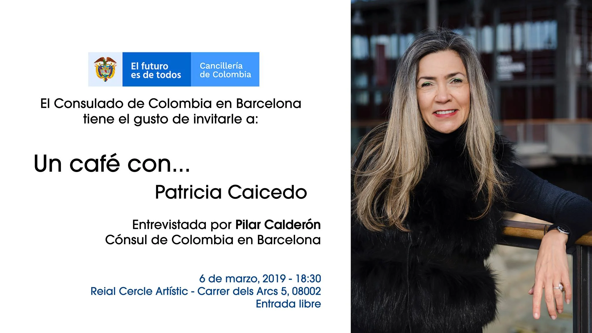 Un cafe con Patricia Caicedo