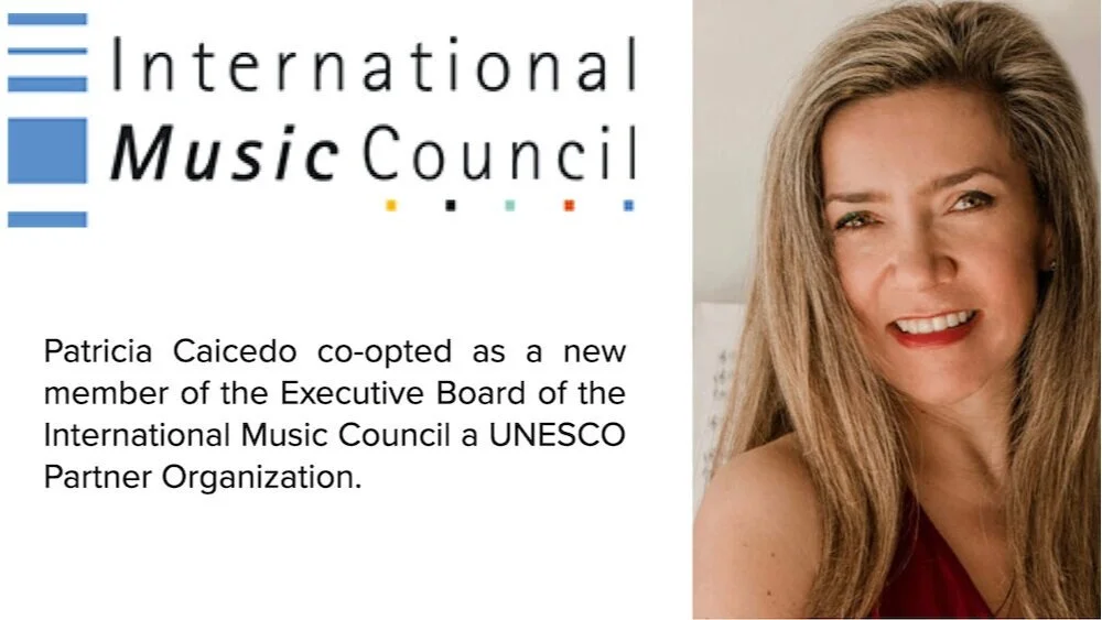 Patricia Caicedo a new Executive Board Member of the International Music Council (Copy)