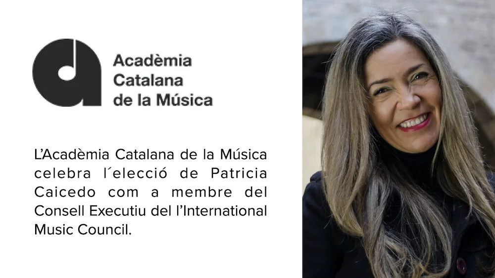 Patricia Caicedo nou membre del Consell Executiu del l’International Music Council.  (Copy)