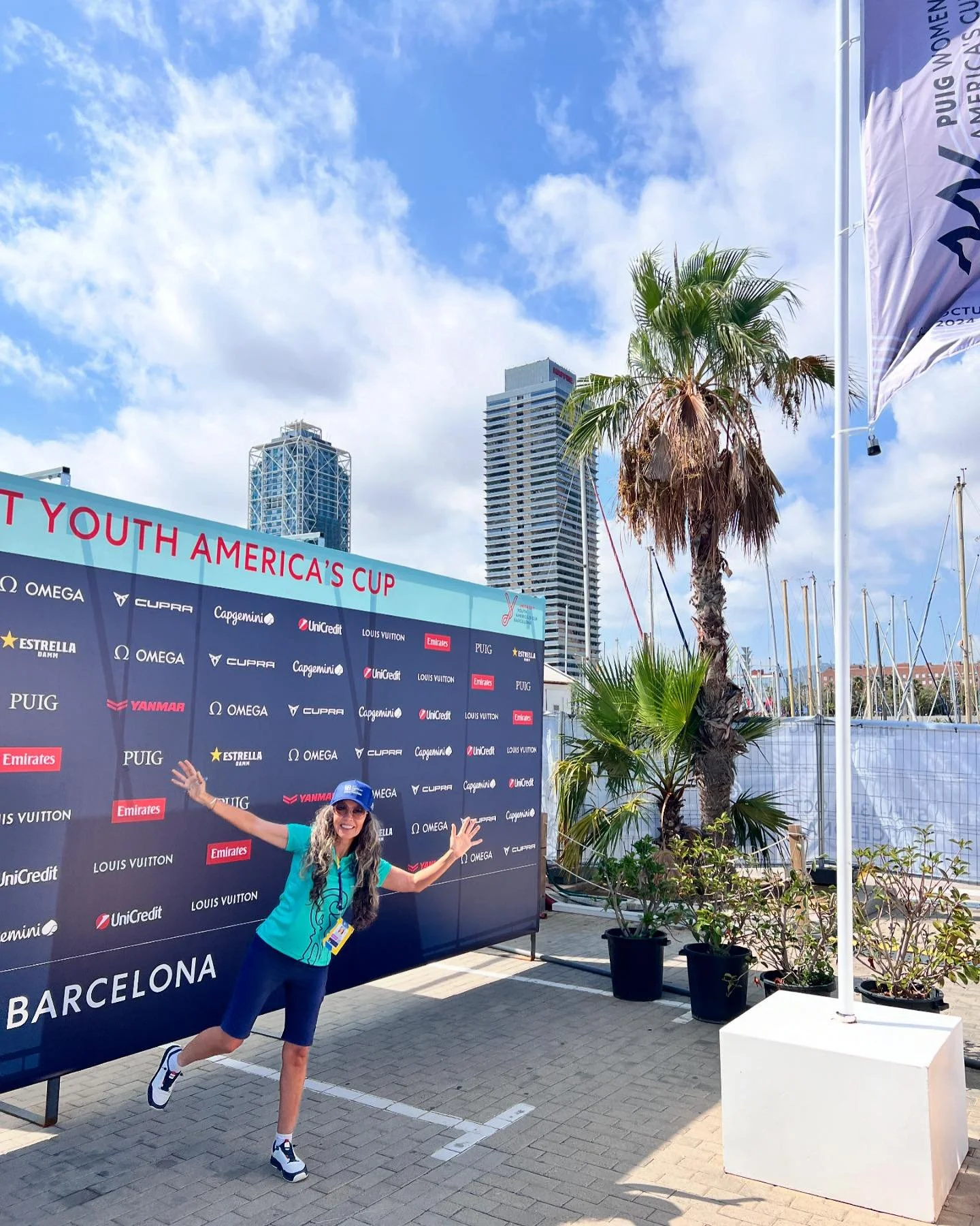 Fun fact: I haven&rsquo;t worn a uniform since high school, but here I am in my volunteer gear for the America's Cup! 😄 Yesterday, I started my journey as a volunteer at the America&rsquo;s Cup at the Youth and Women's base in the newly renovated Po