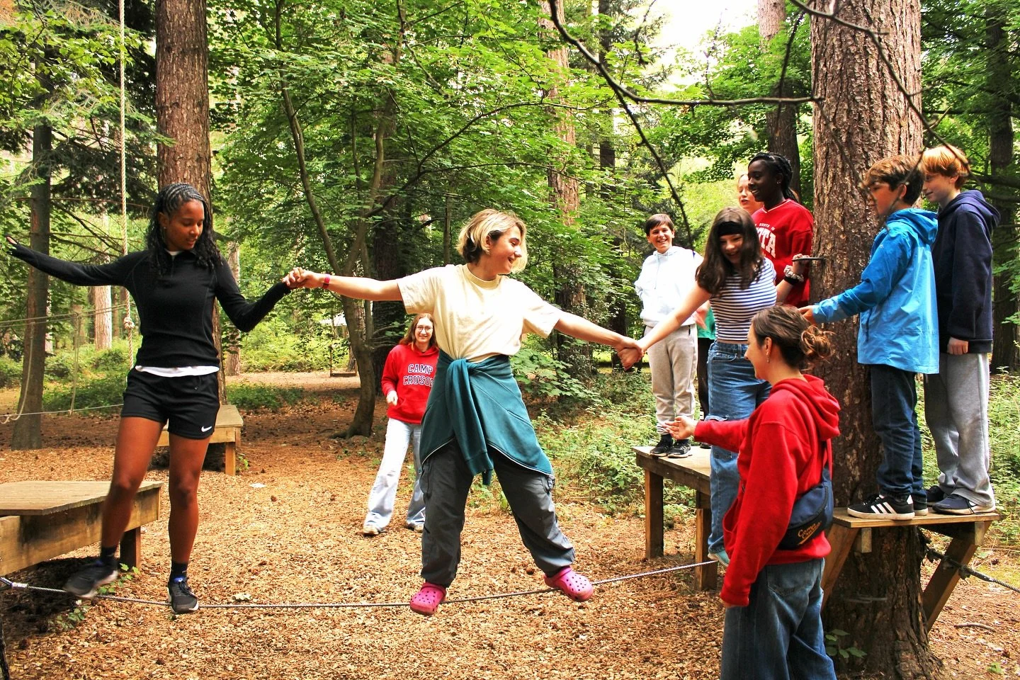 💪 Teamwork makes the dream work! ✊

#campcrusoe #summercamp2025 #uksummercamp #teamworkmakesthedreamwork