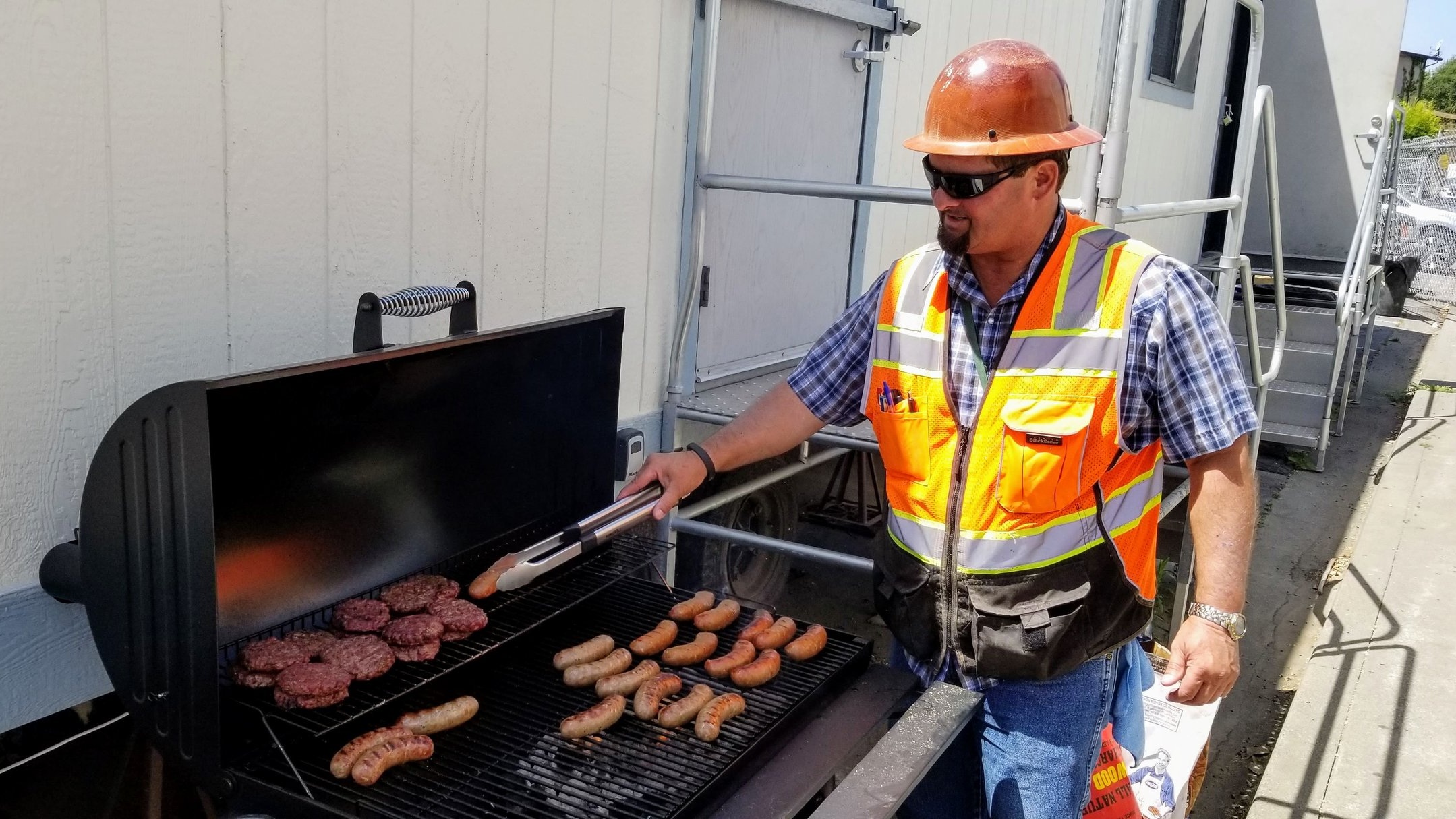  Superintendent, Bryan McCann, cooking for the Subs Napa Park Homes - Napa 