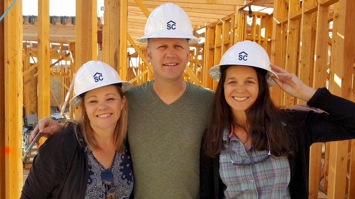   Heather Post, Ryan Miller, and Amy Hornick on a site visit in Southern California  Murrieta 