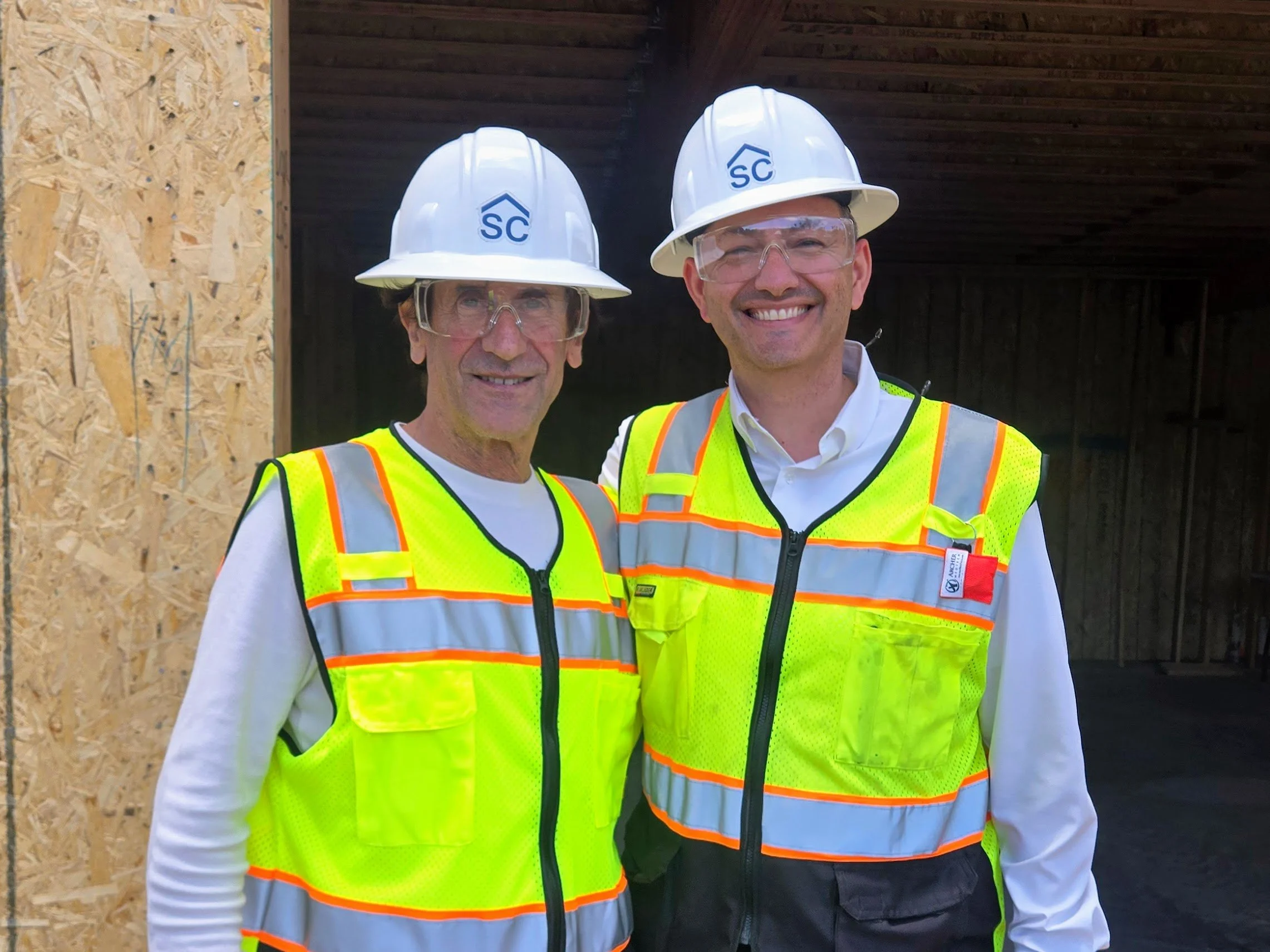  CEO, Donny Lieberman and President, Sami Abdelatif visiting Hollister Lofts in Goleta. 