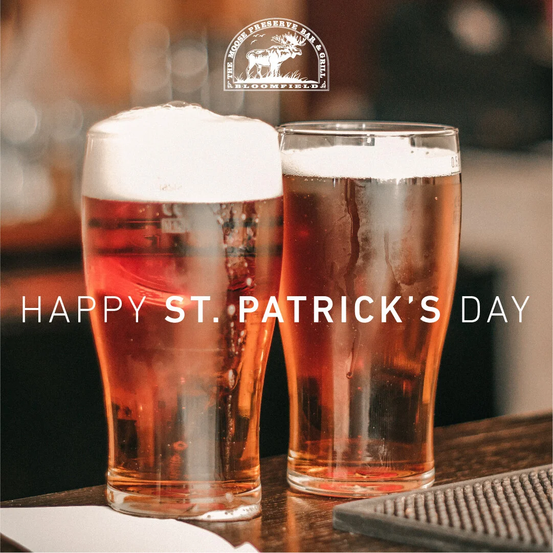St. Patrick's Day Menu