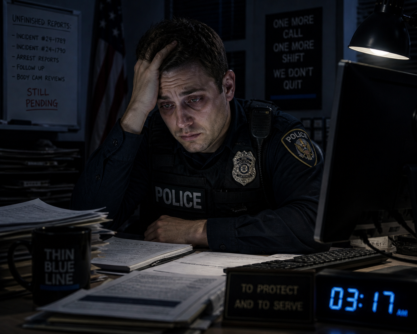 The Crisis of Exhaustion: Why Police Officers Average Only 6.5 Hours of Sleep
