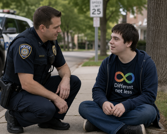 Improving Law Enforcement and Autistic Individuals Interactions for Community Safety