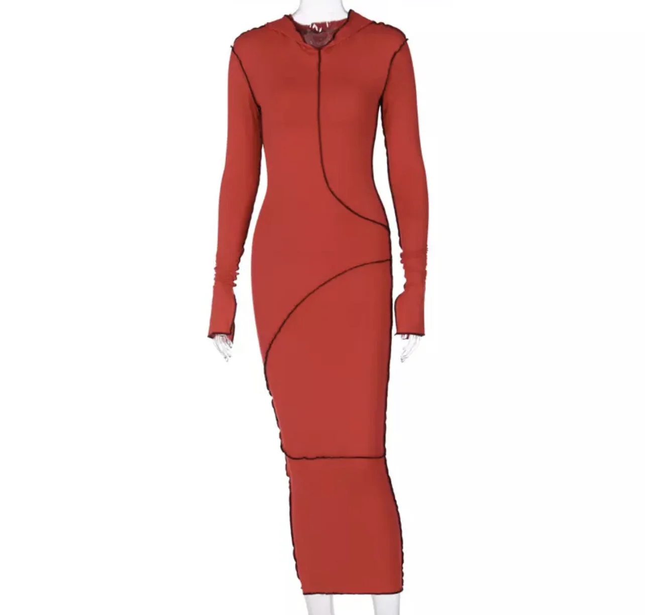 The Essential Bodycon Dress - Hooded  Label Me Fancy