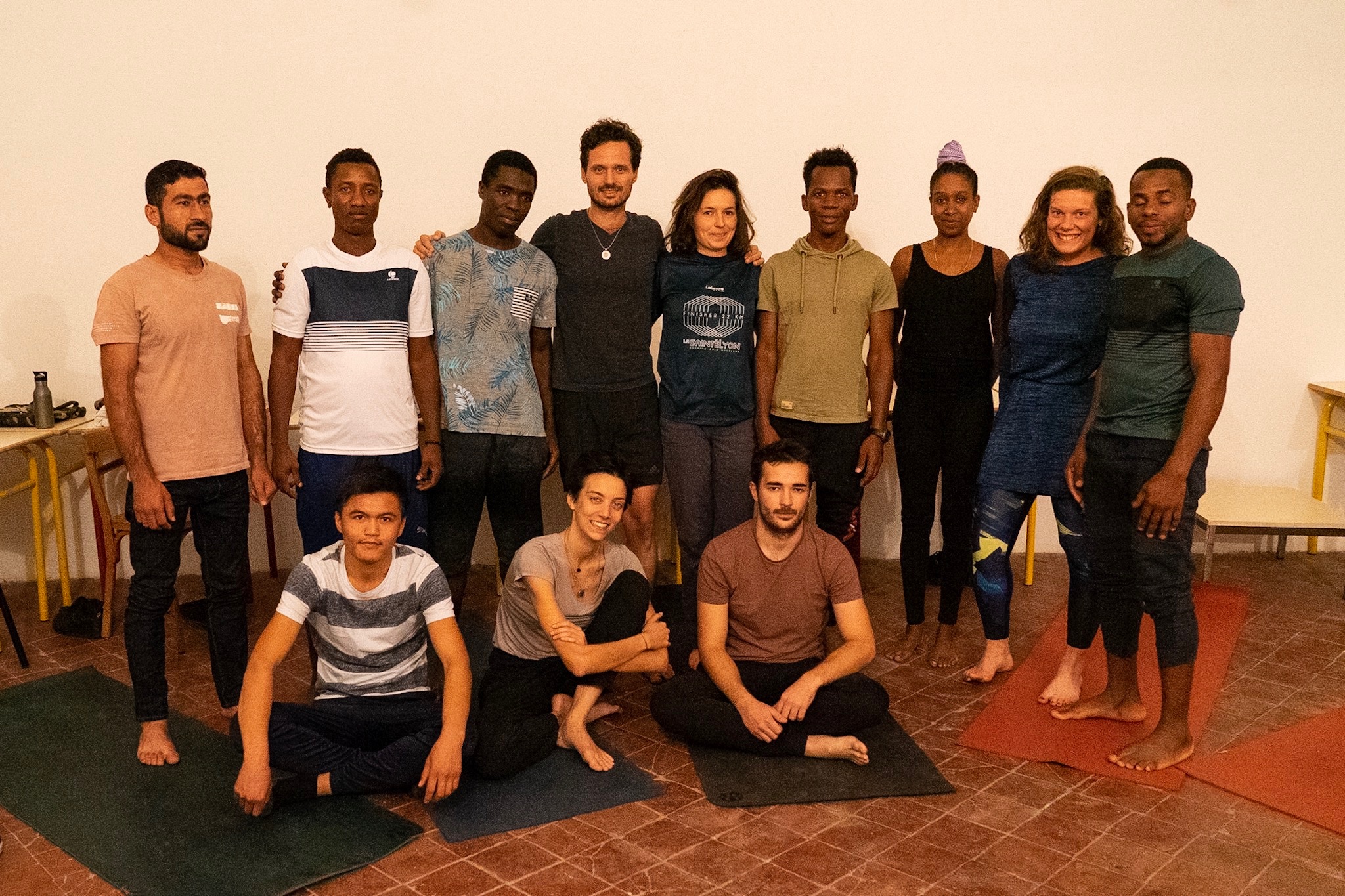 Most of the participants are coming from Guinea, Afghanistan and Syria.
