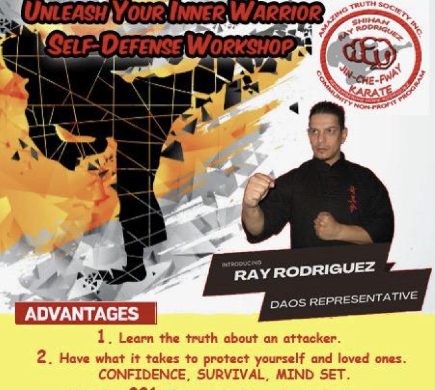 Amazing Truth Society Senior Self Defense Workshop