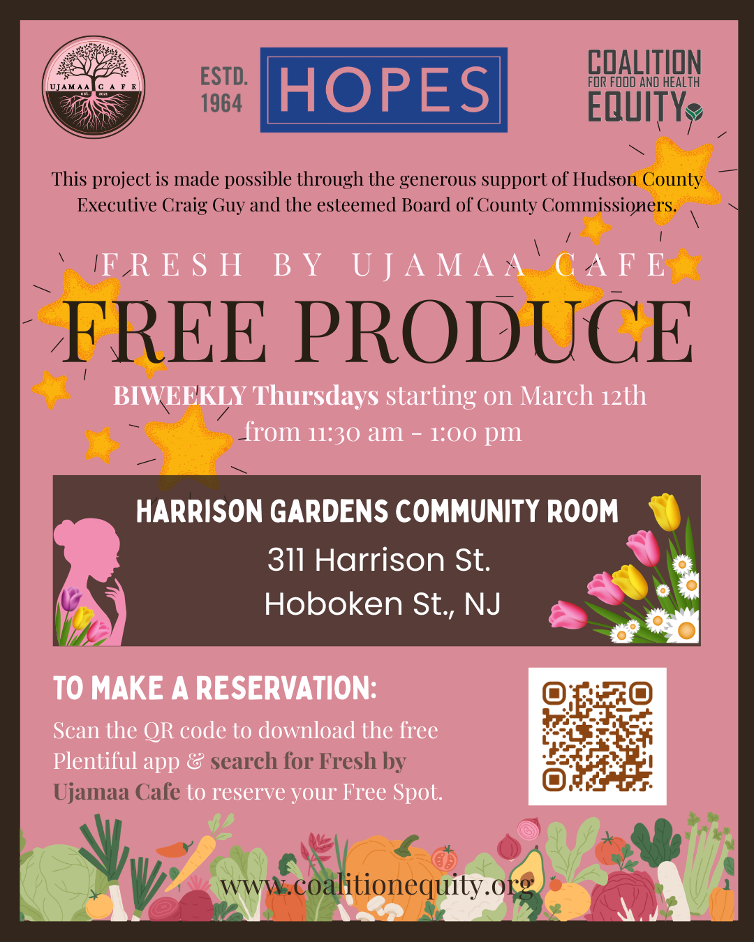 Free Produce by Ujama Cafe / Productos gratuitos de Ujama Cafe